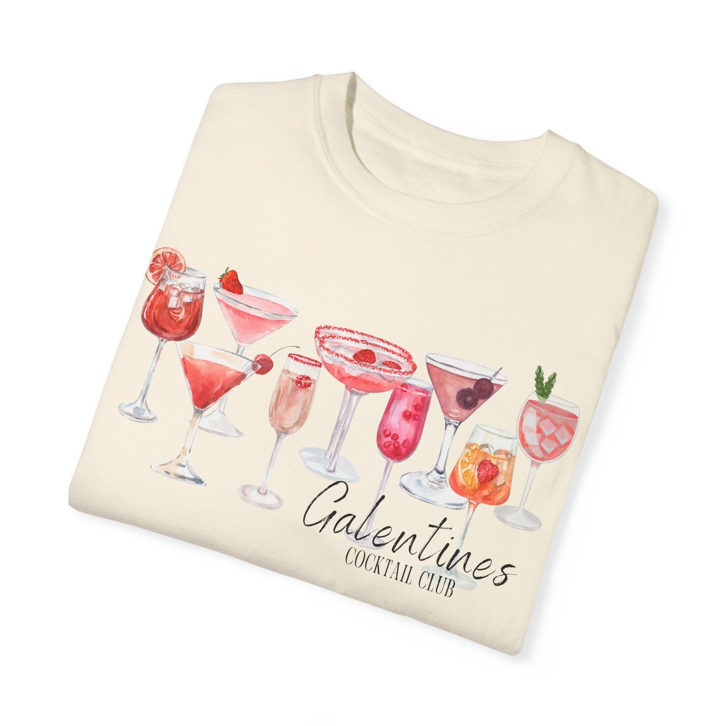 Galentines Cocktail Club- Comfort Colors T-shirt