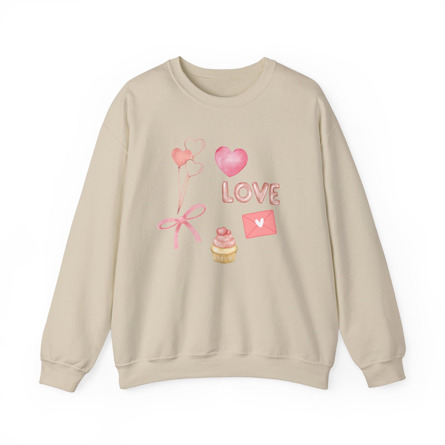 Valentines Collage Crewneck Sweatshirt