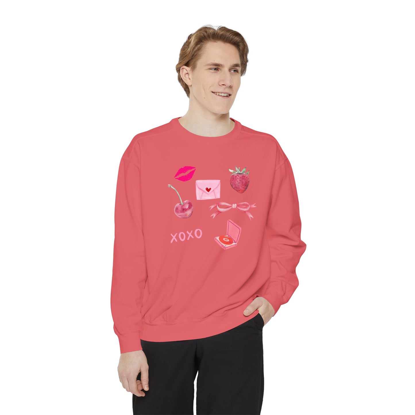 All The Pink- Comfort Colors Sweatshirt