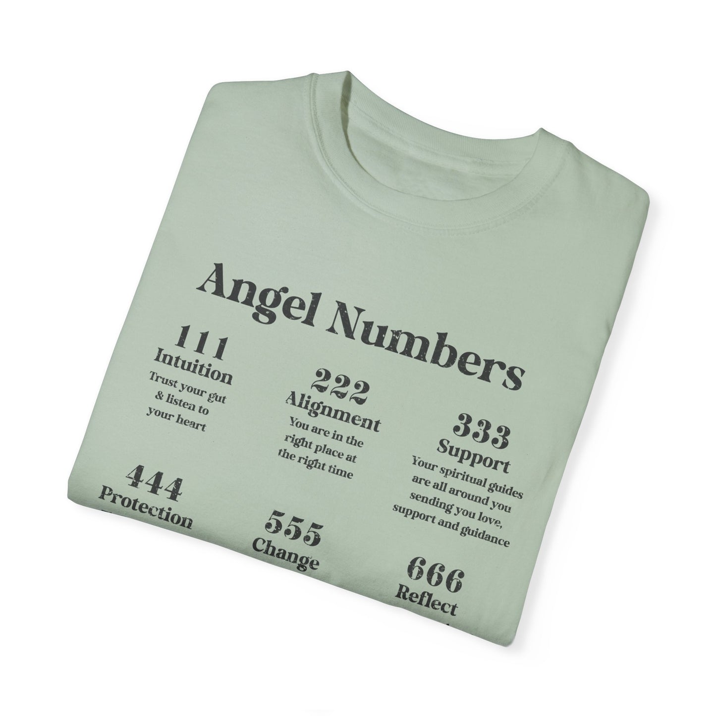 Angel Numbers- Comfort Colors T-shirt