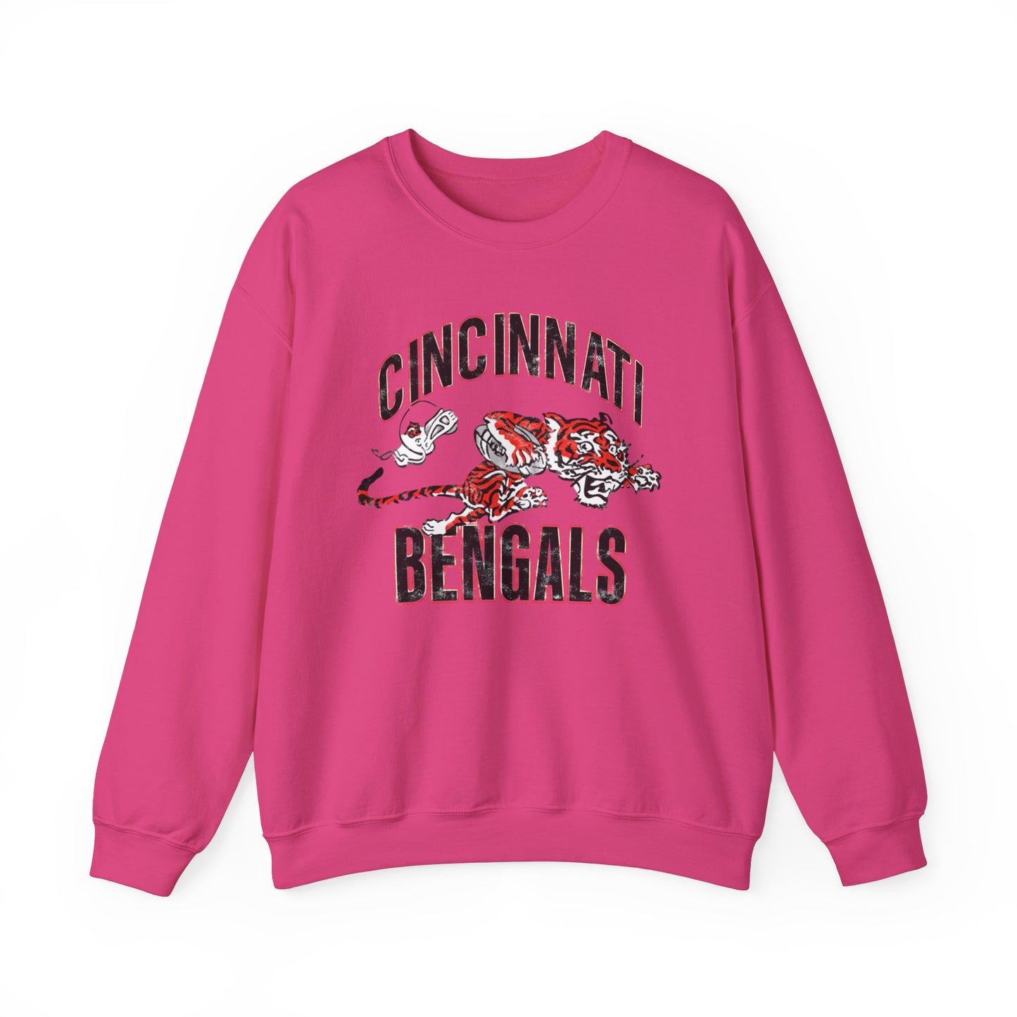 Vintage Bengals Mascot- Crewneck Sweatshirt