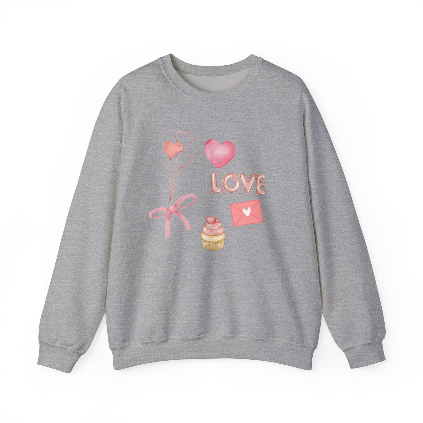 Valentines Collage Crewneck Sweatshirt