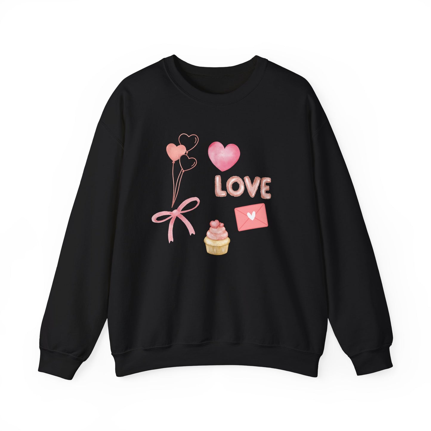 Valentines Collage Crewneck Sweatshirt