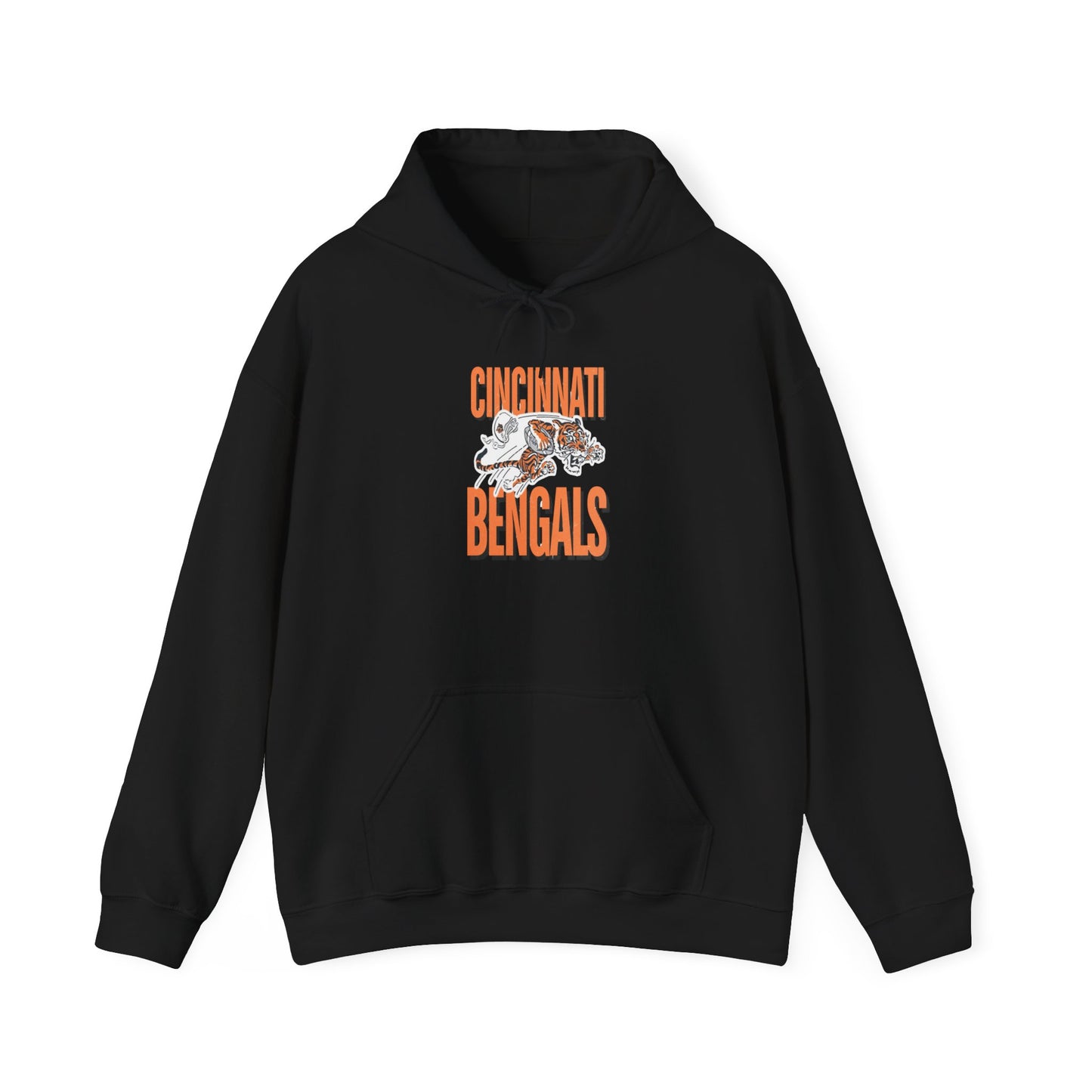 Bengals Vintage Mascot #2- Hooded Sweatshirt