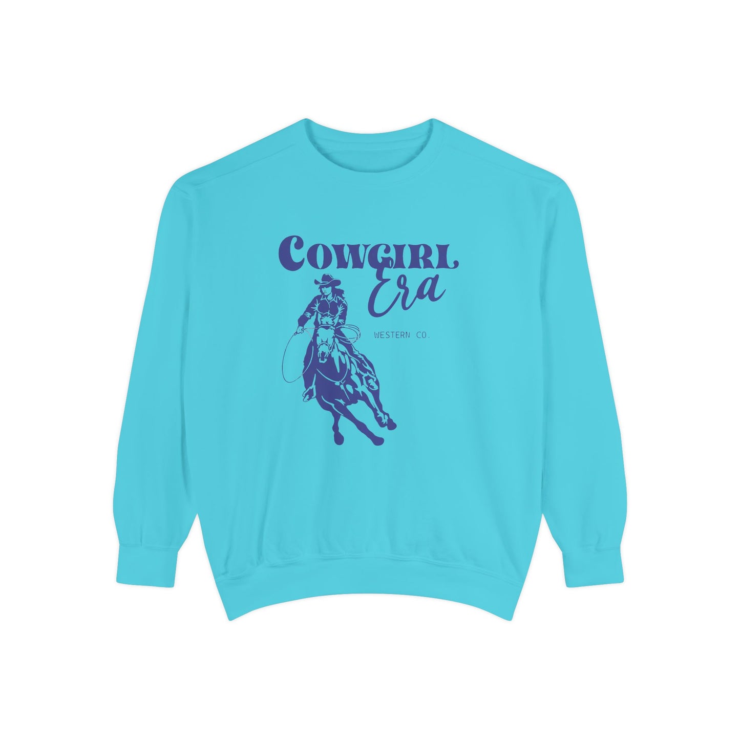 Cowgirl Era- Comfort Colors Garment-Dyed Sweatshirt