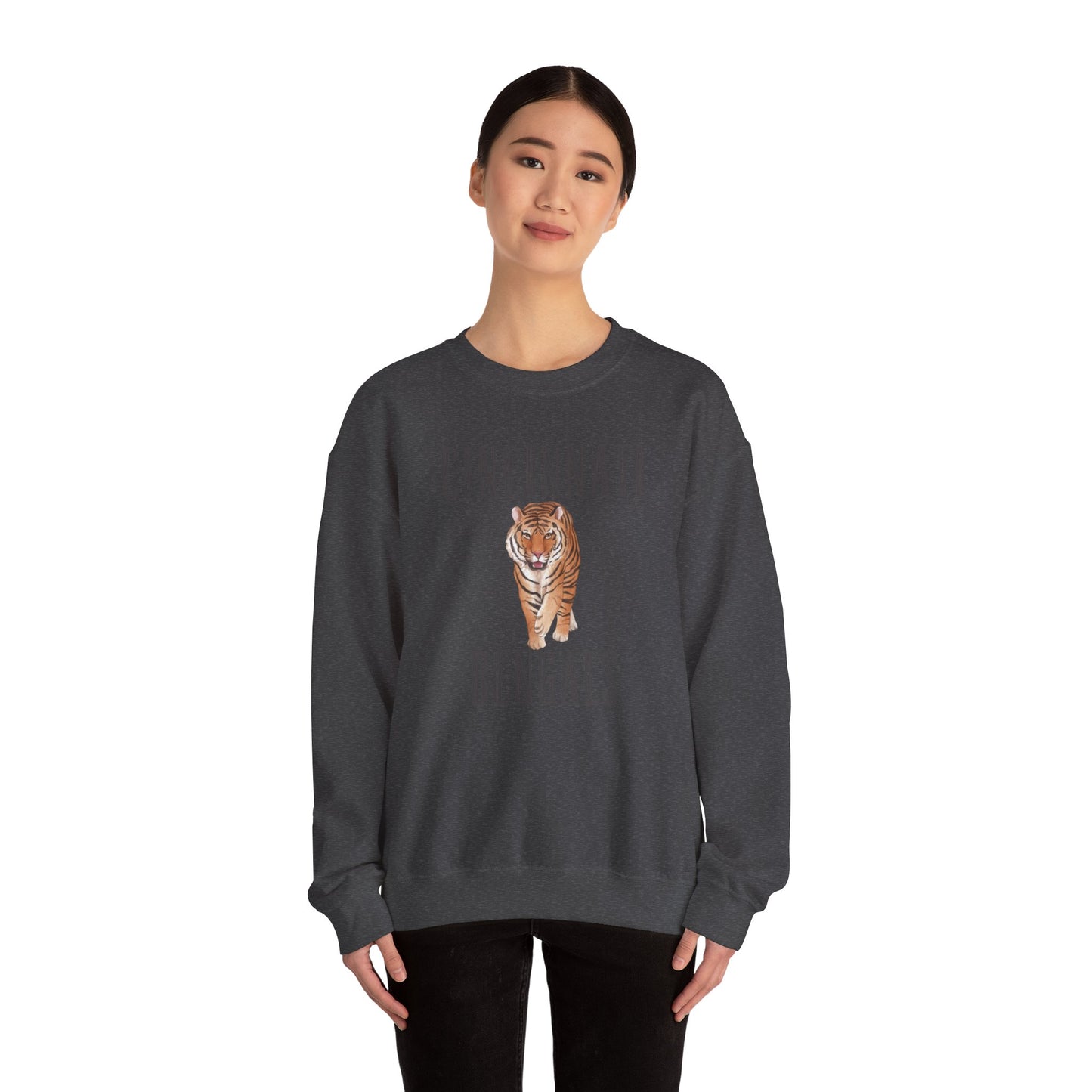 Cincy Bengals Tiger- Crewneck Sweatshirt