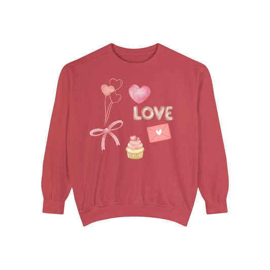 Valentines Collage- Comfort Colors Sweatshirt