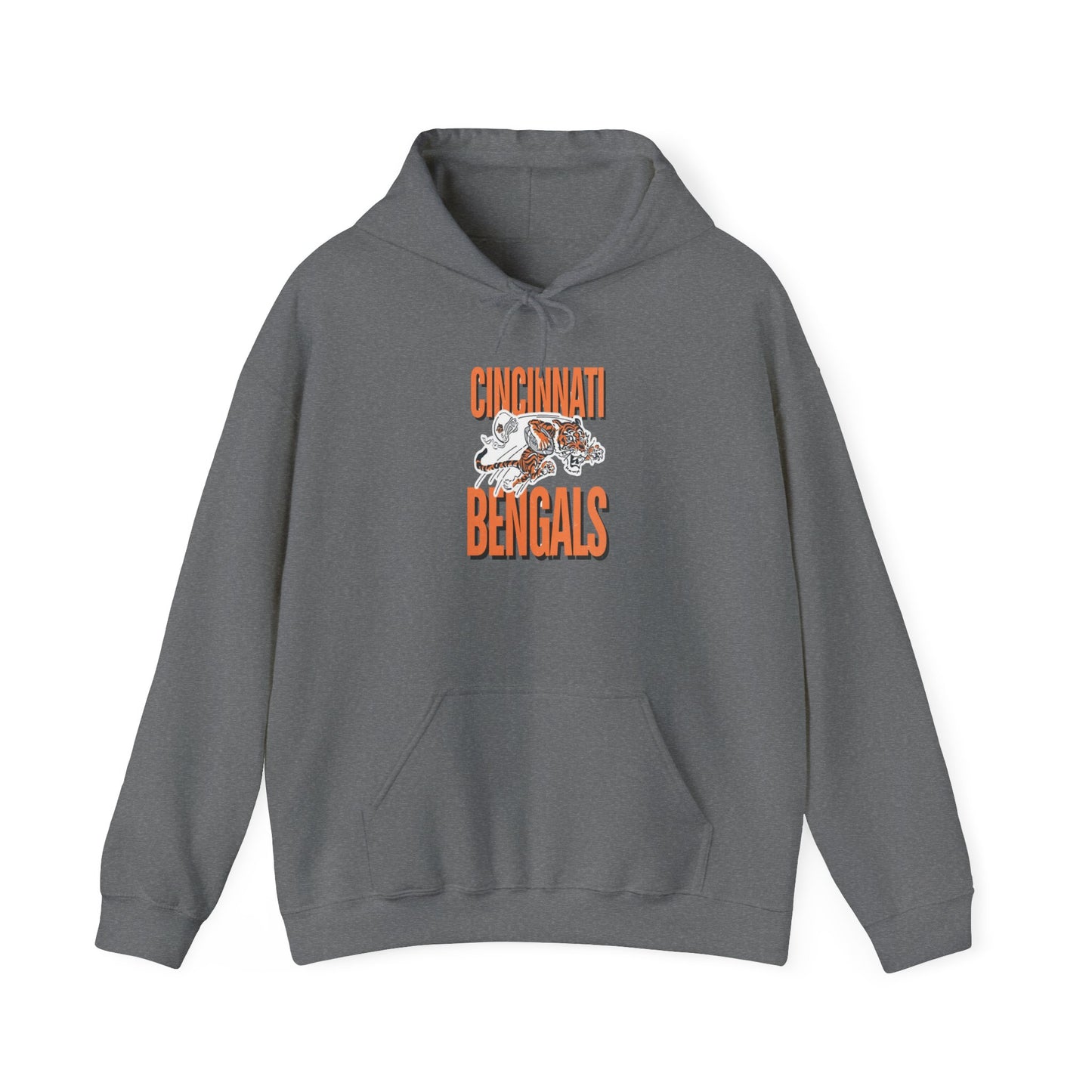 Bengals Vintage Mascot #2- Hooded Sweatshirt