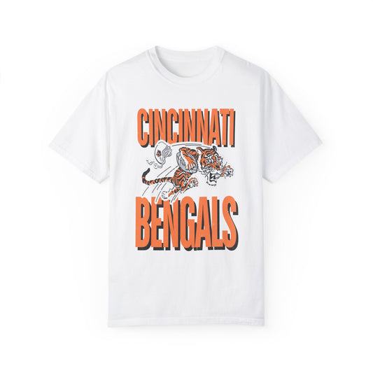 Bengals Vintage Mascot #2- Comfort Colors T-shirt