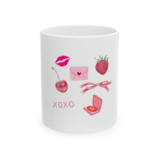 All The Pink Ceramic Mug, (11oz, 15oz)