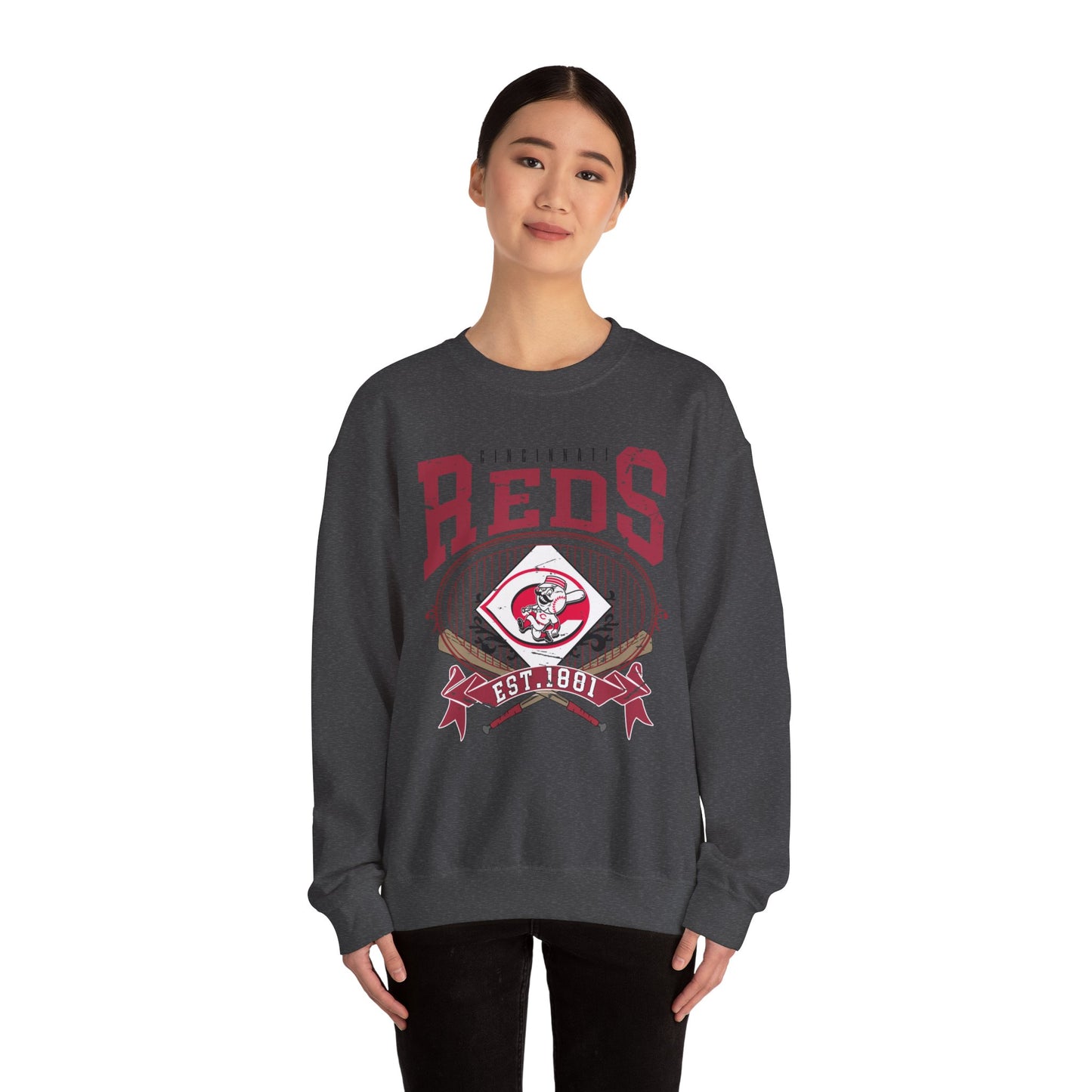 Reds Graphic- Crewneck Sweatshirt