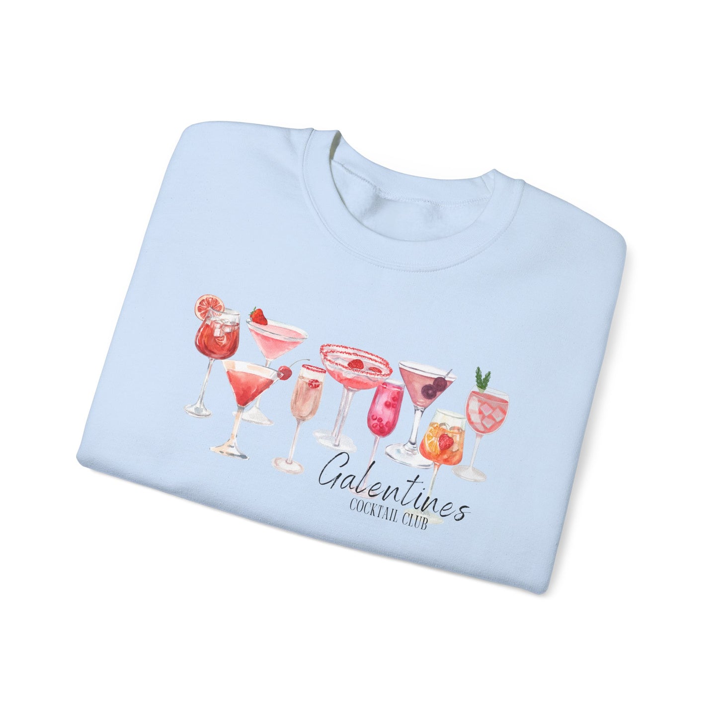 Galentines Cocktail Club - Crewneck Sweatshirt