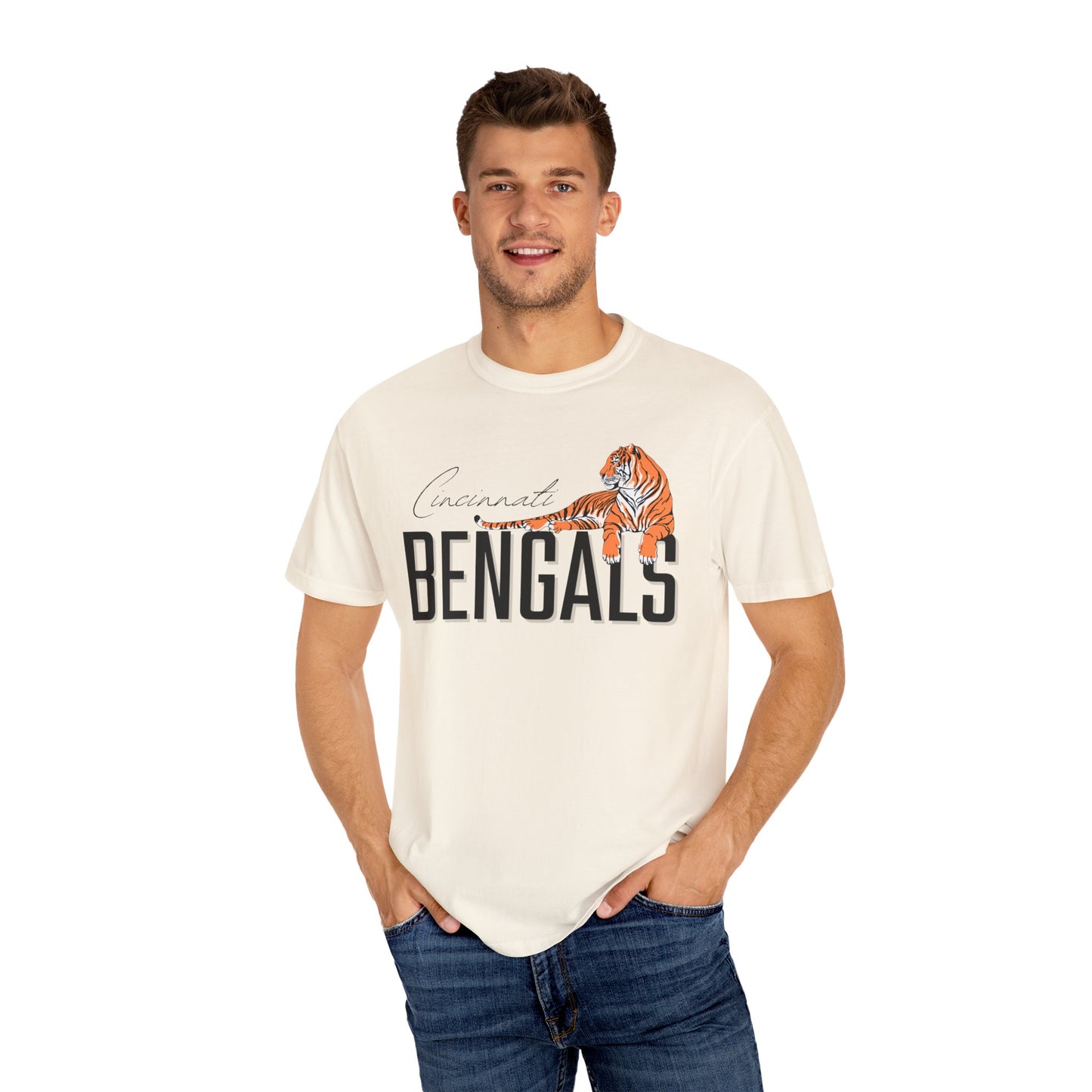 Cincinnati Bengals Tiger- Comfort Colors T-shirt