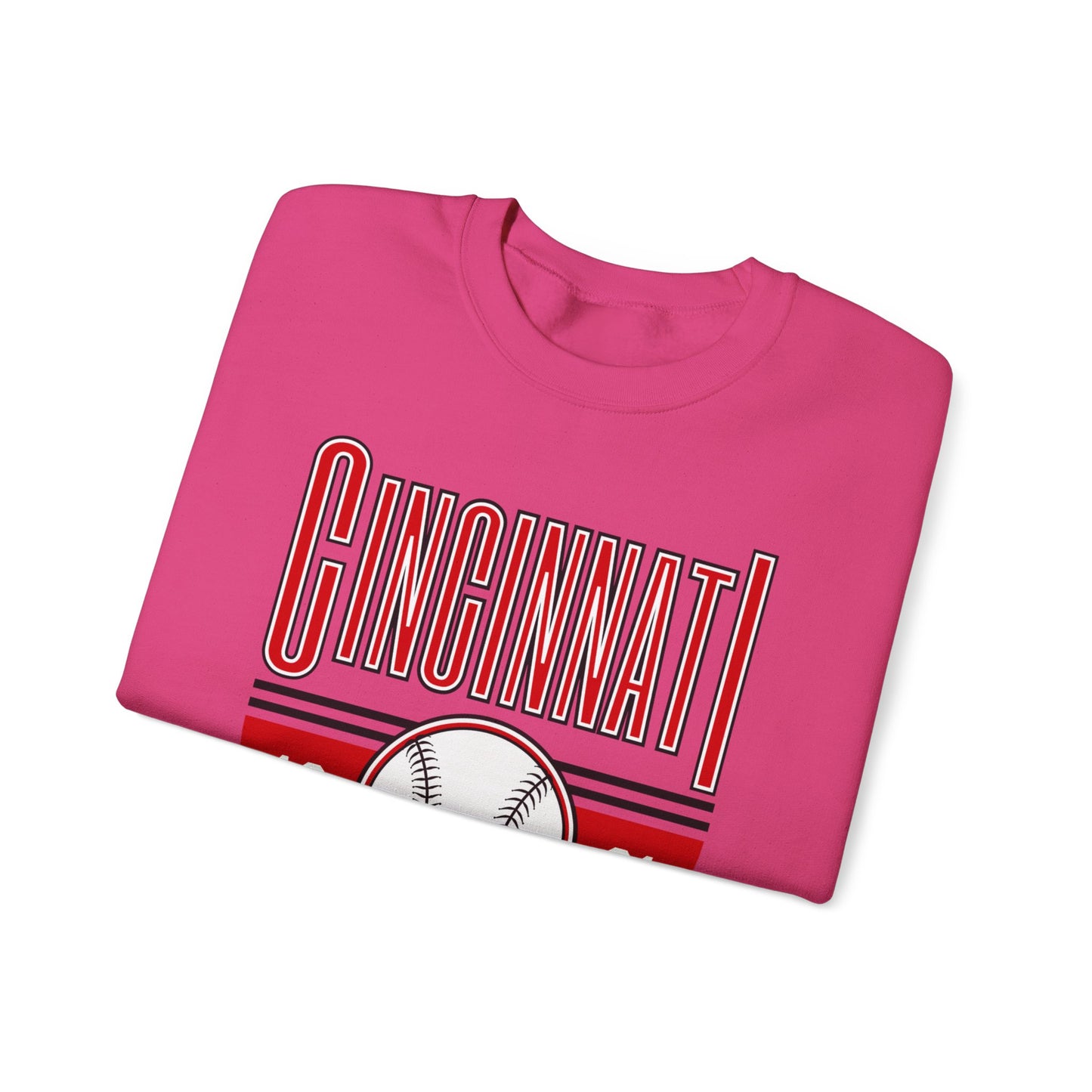 Cincinnati Reds Baseball- Crewneck Sweatshirt