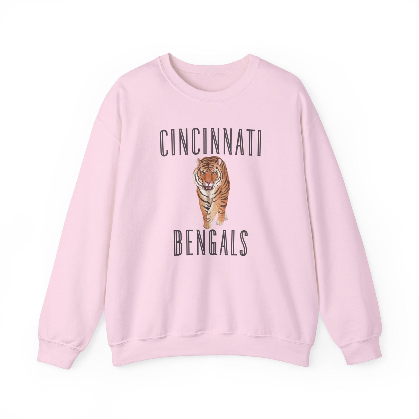 Cincy Bengals Tiger- Crewneck Sweatshirt