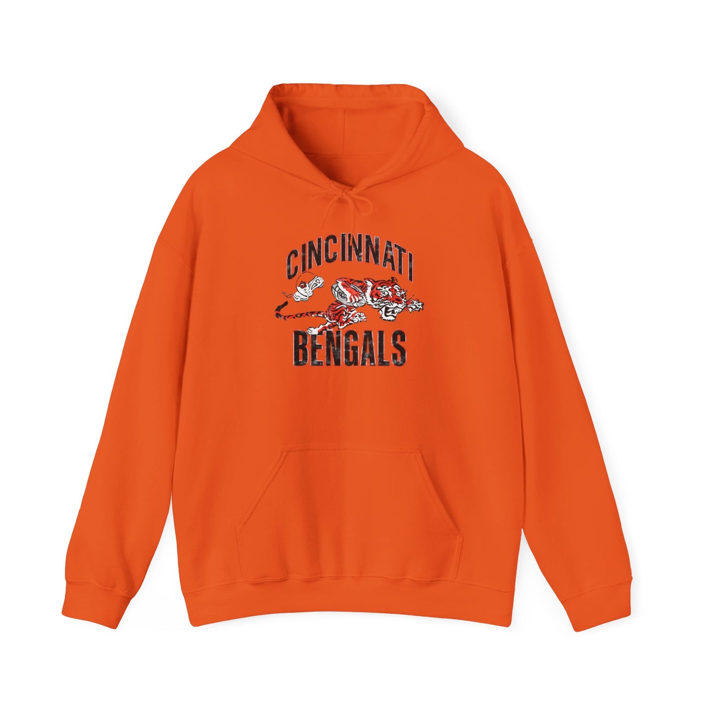 Vintage Bengals Mascot - Hooded Sweatshirt