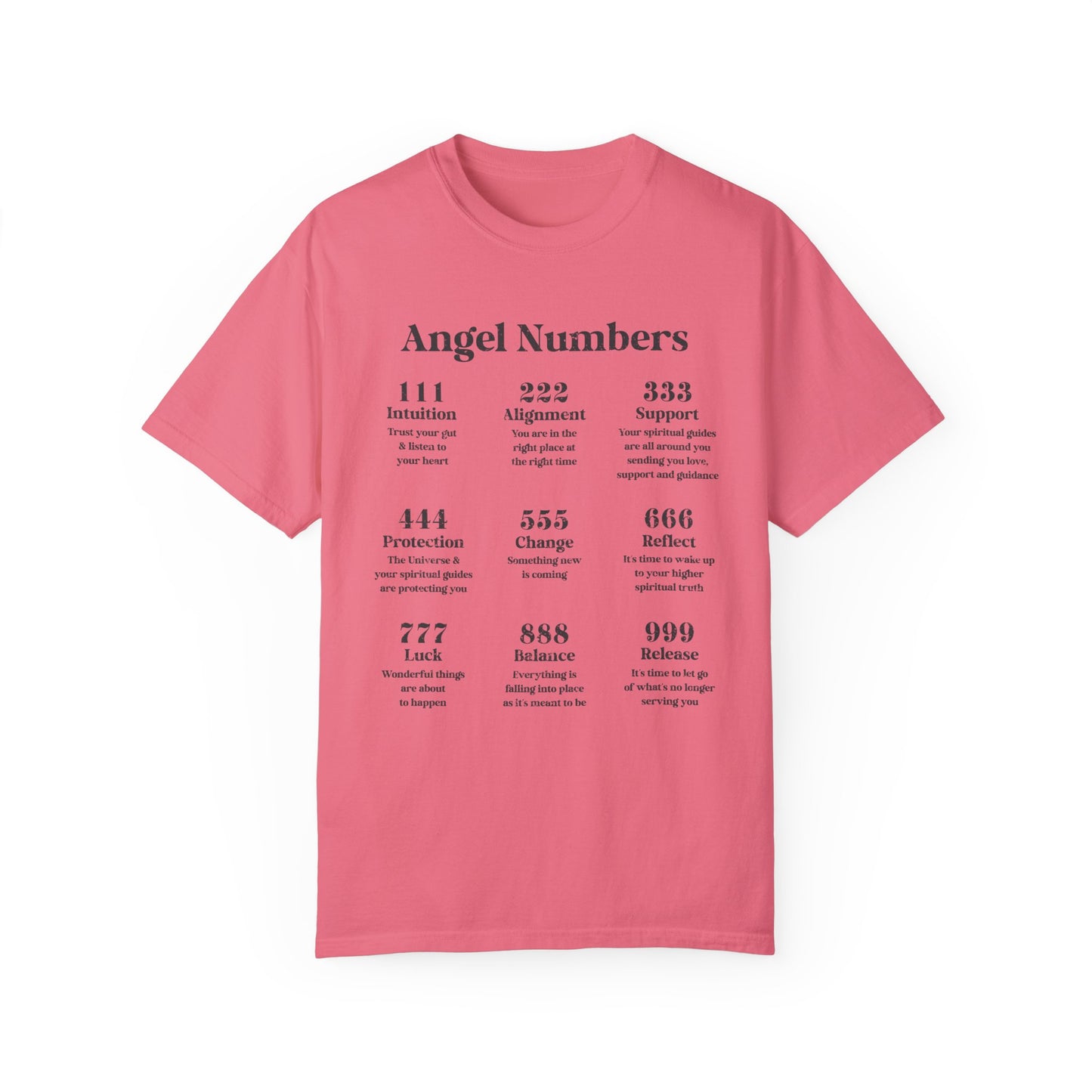 Angel Numbers- Comfort Colors T-shirt