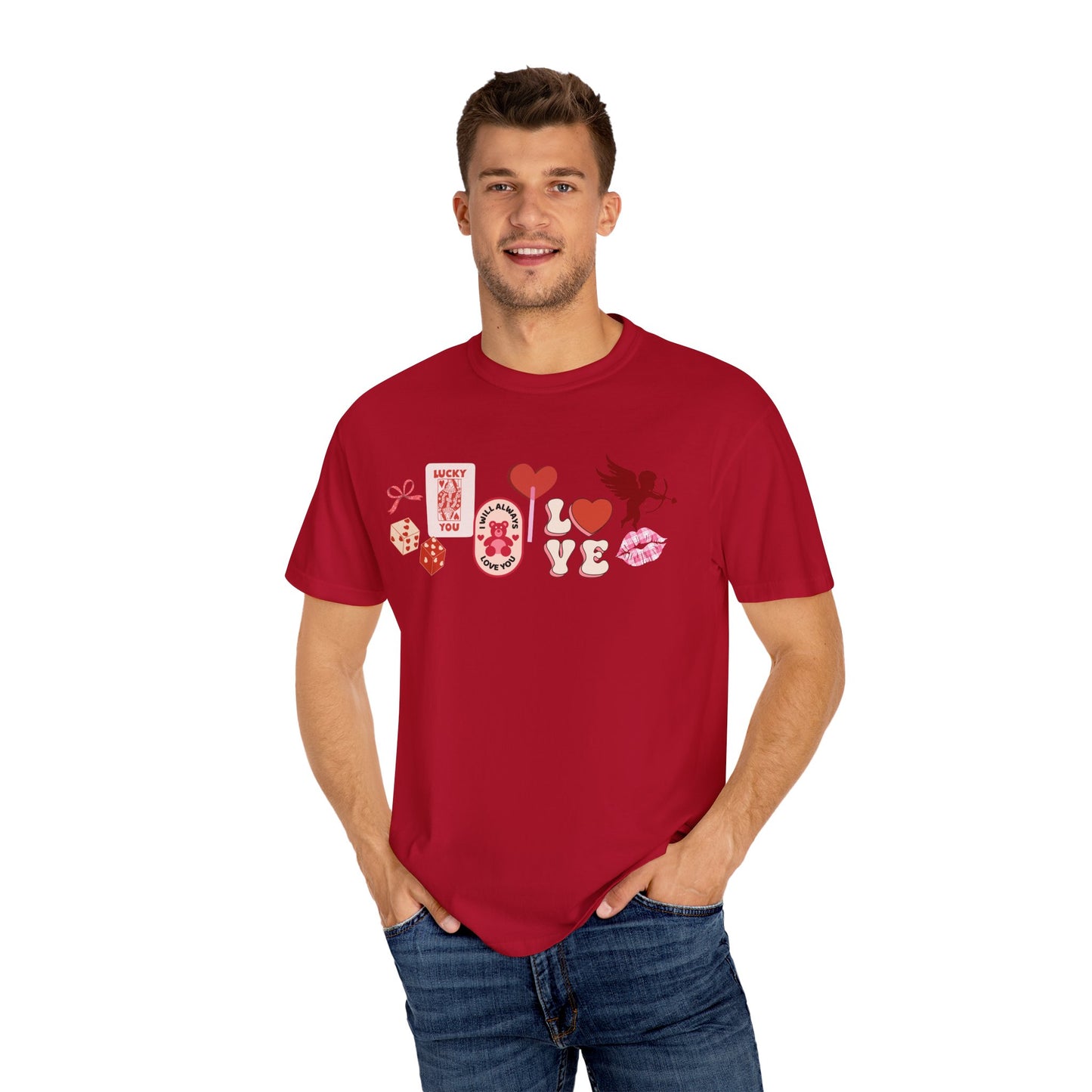 Cupid Collage- Comfort Colors T-shirt