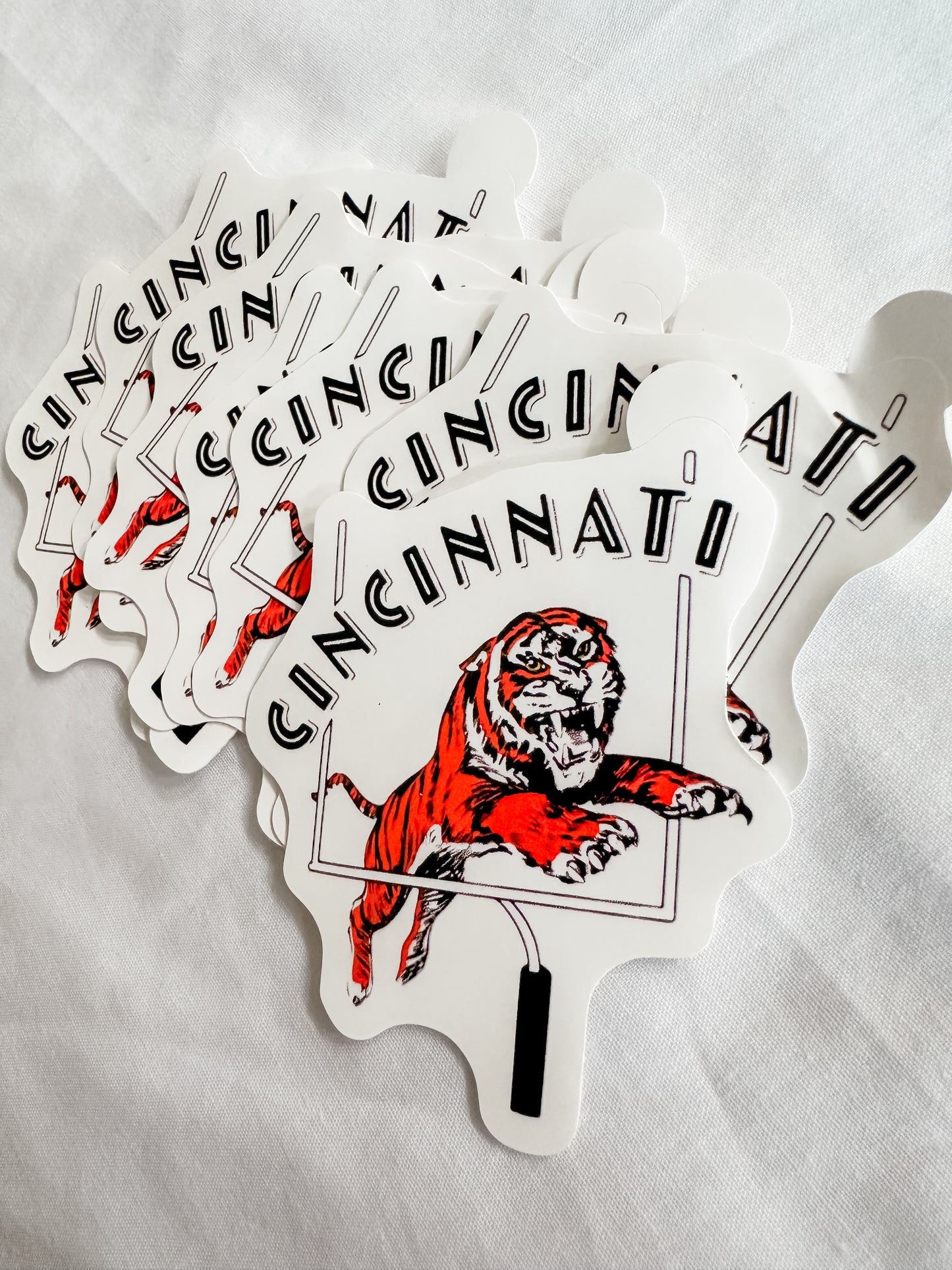 tiger touchdown sticker