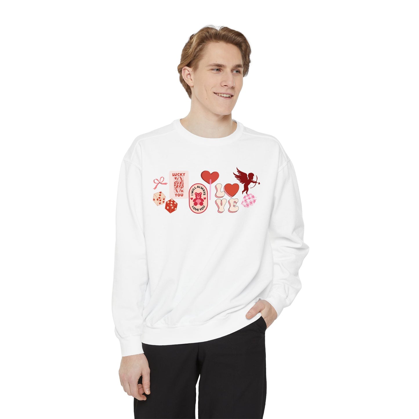 Cupid Collage- Comfort Colors Sweatshirt