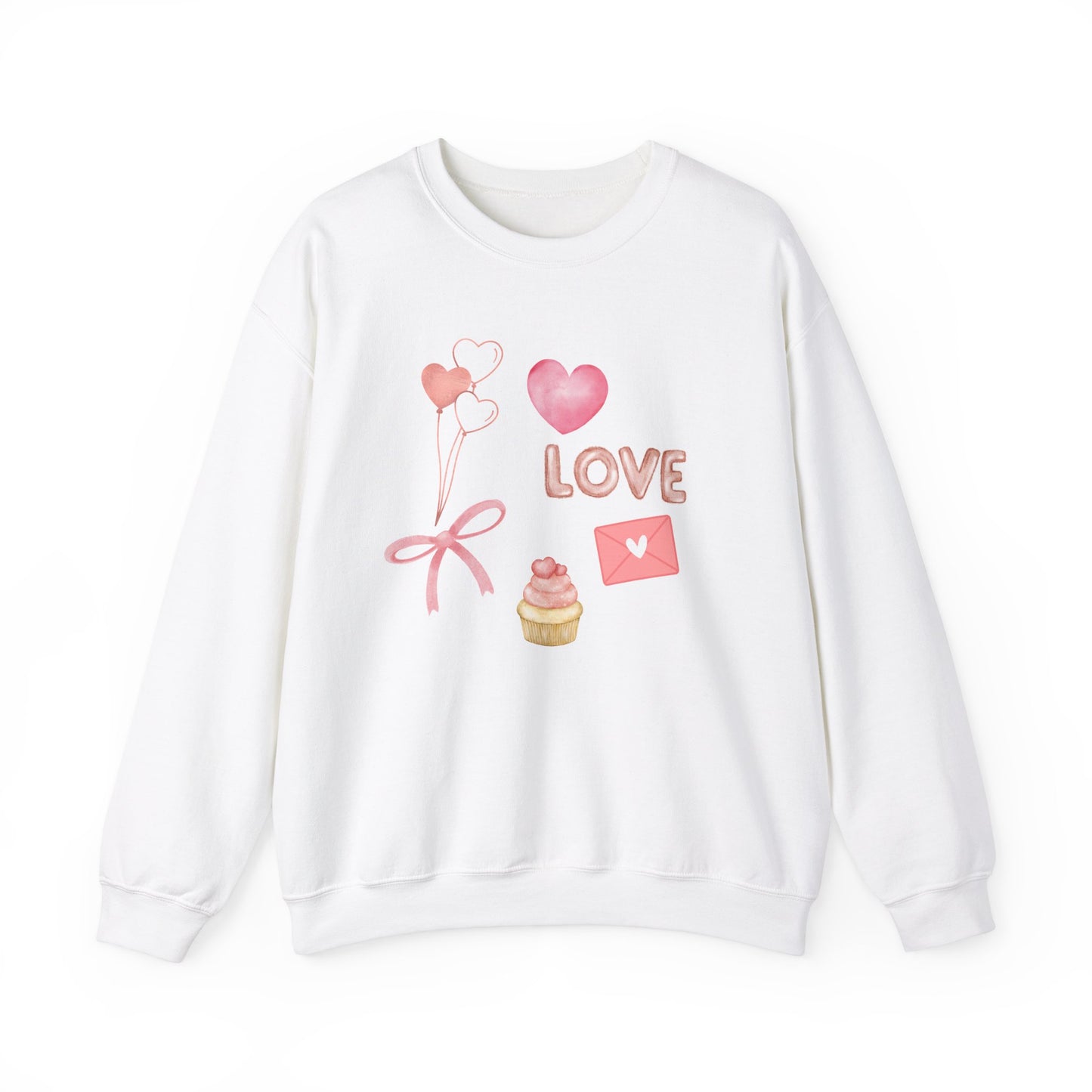 Valentines Collage Crewneck Sweatshirt