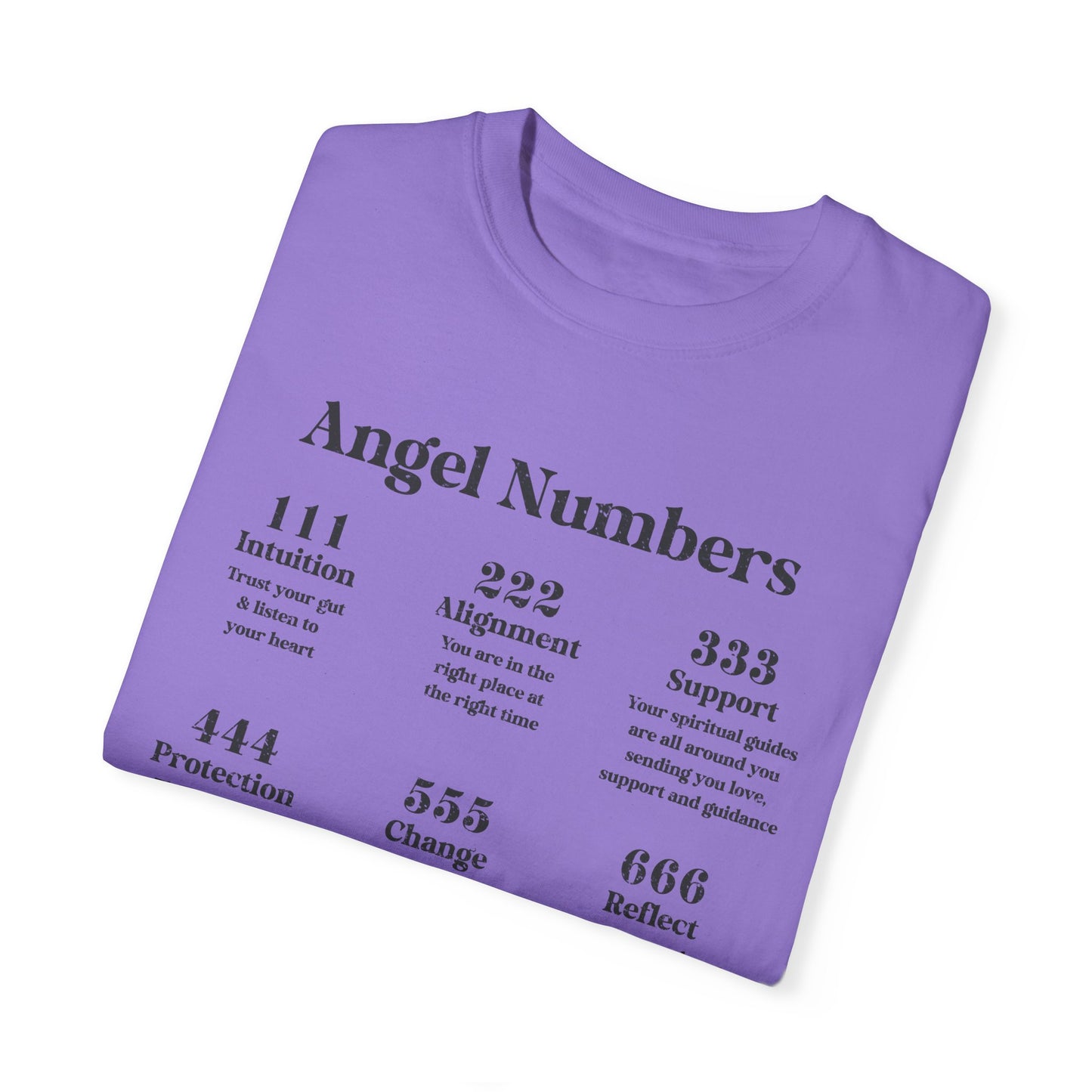 Angel Numbers- Comfort Colors T-shirt