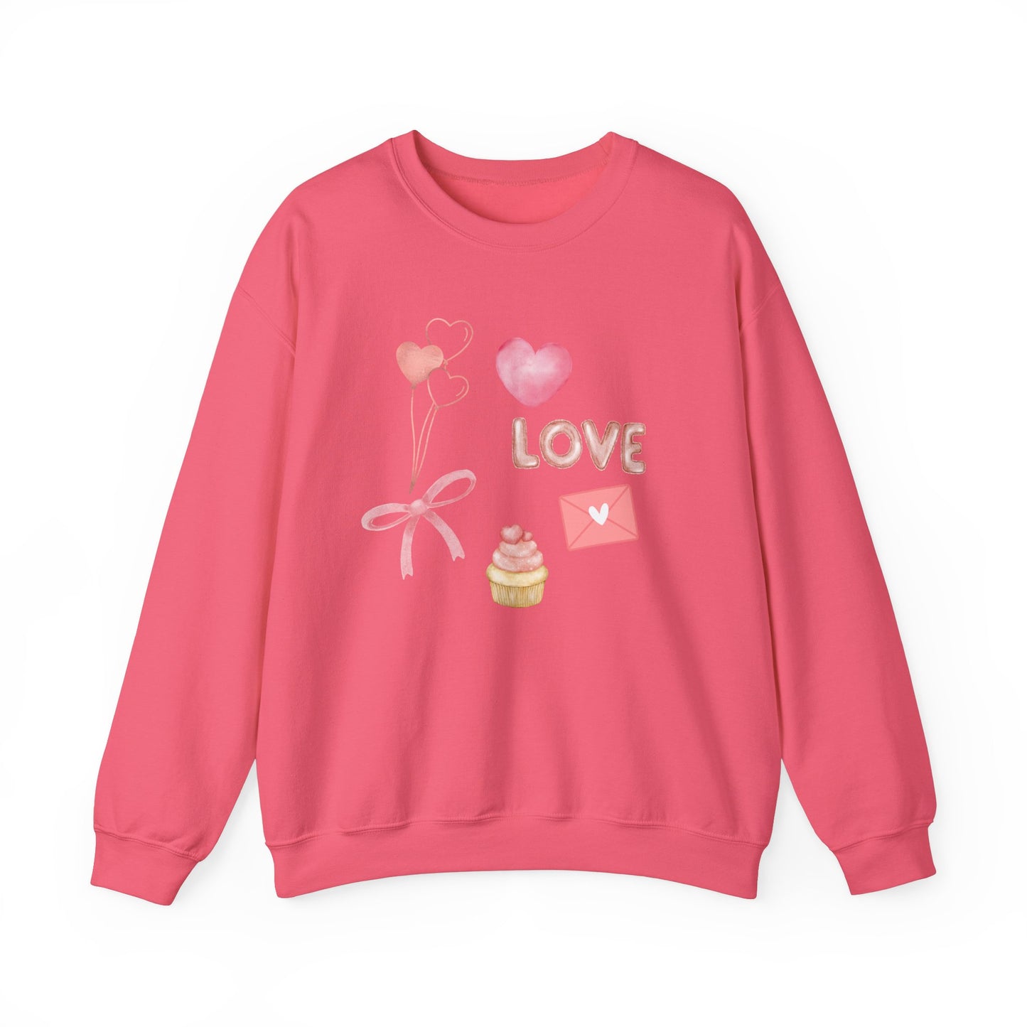 Valentines Collage Crewneck Sweatshirt