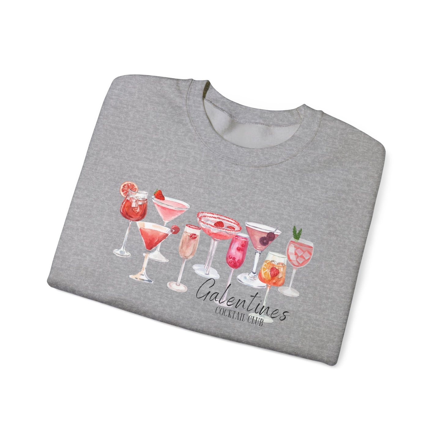 Galentines Cocktail Club - Crewneck Sweatshirt