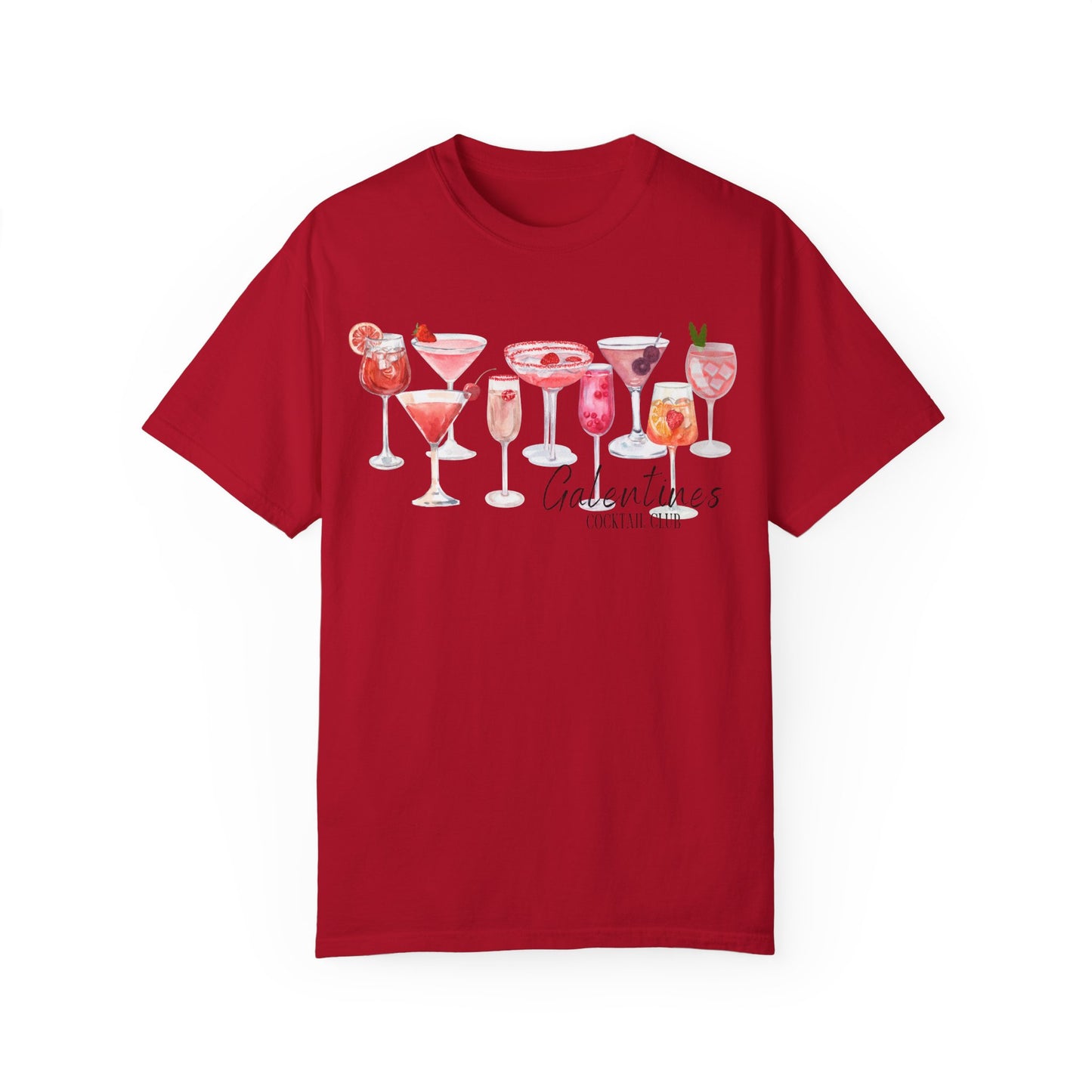 Galentines Cocktail Club- Comfort Colors T-shirt