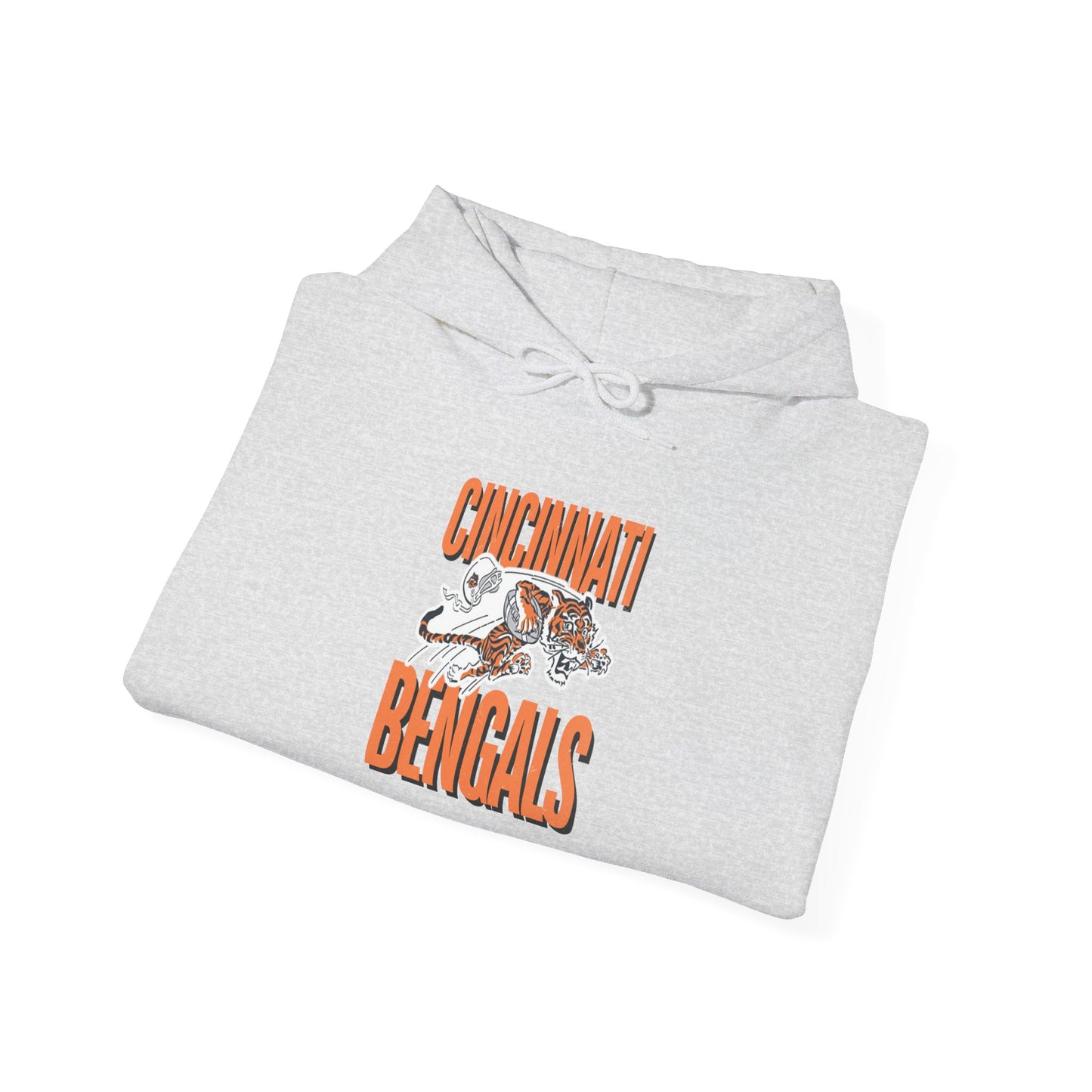 Bengals Vintage Mascot #2- Hooded Sweatshirt