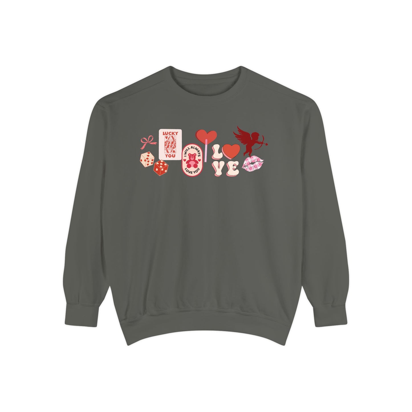 Cupid Collage- Comfort Colors Sweatshirt