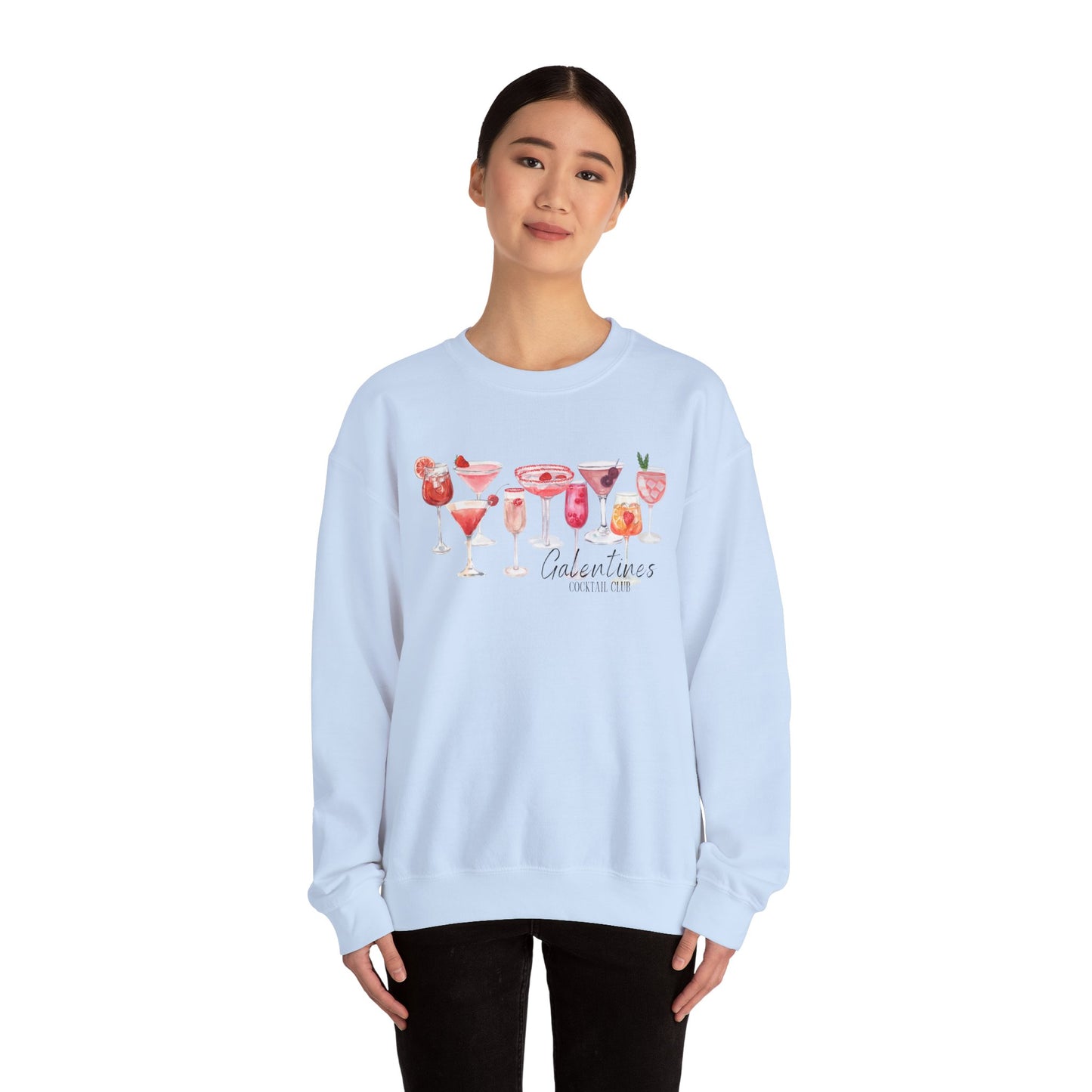 Galentines Cocktail Club - Crewneck Sweatshirt