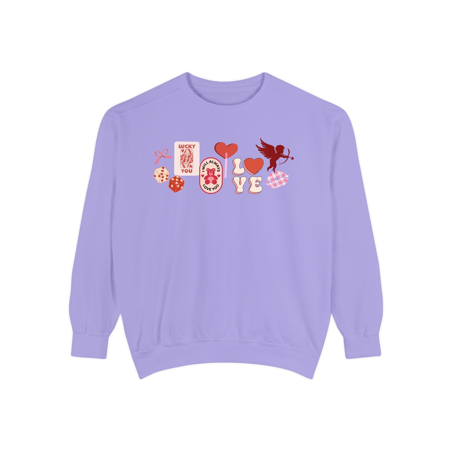 Cupid Collage- Comfort Colors Sweatshirt