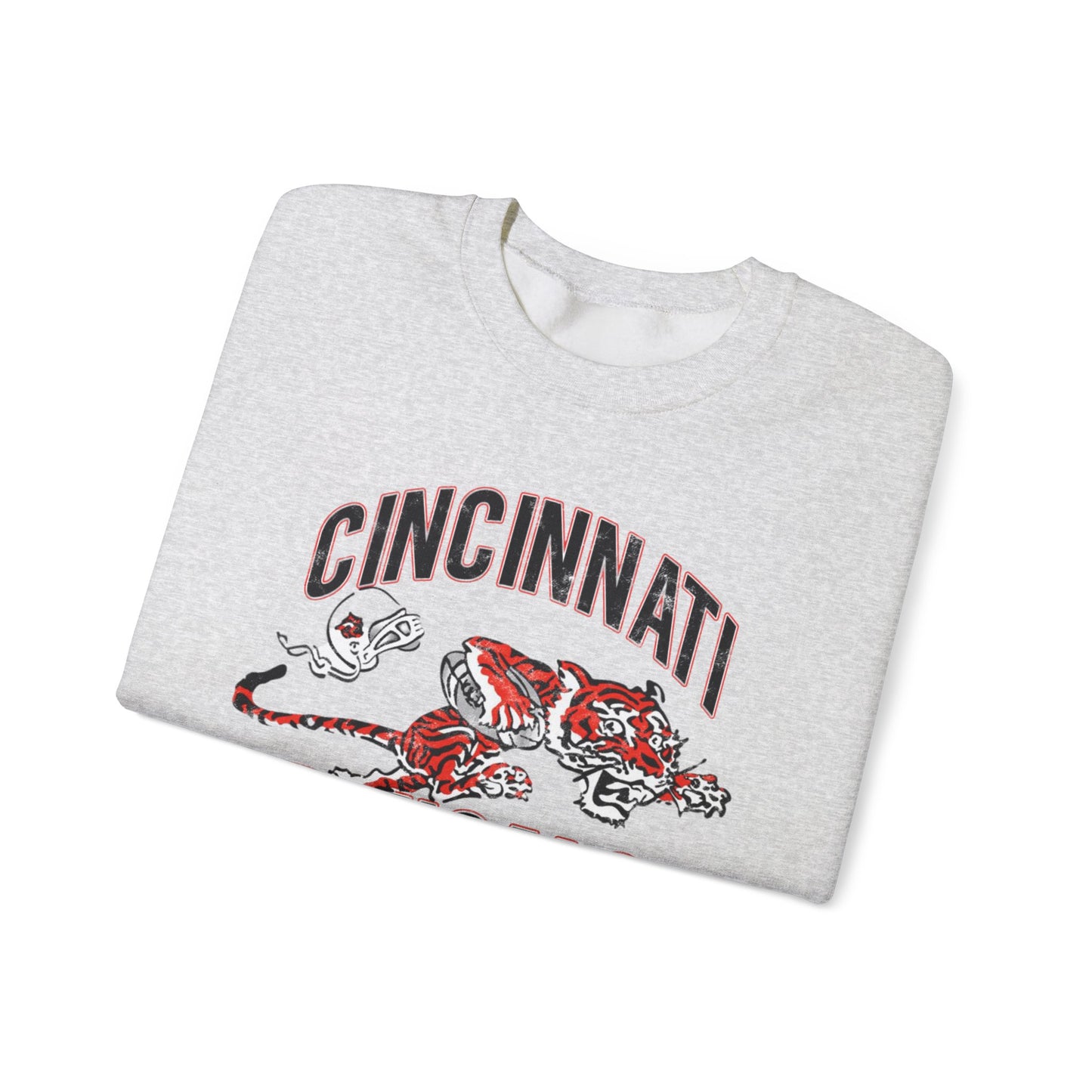 Vintage Bengals Mascot- Crewneck Sweatshirt