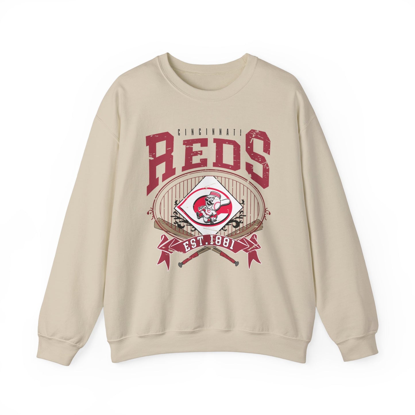 Reds Graphic- Crewneck Sweatshirt