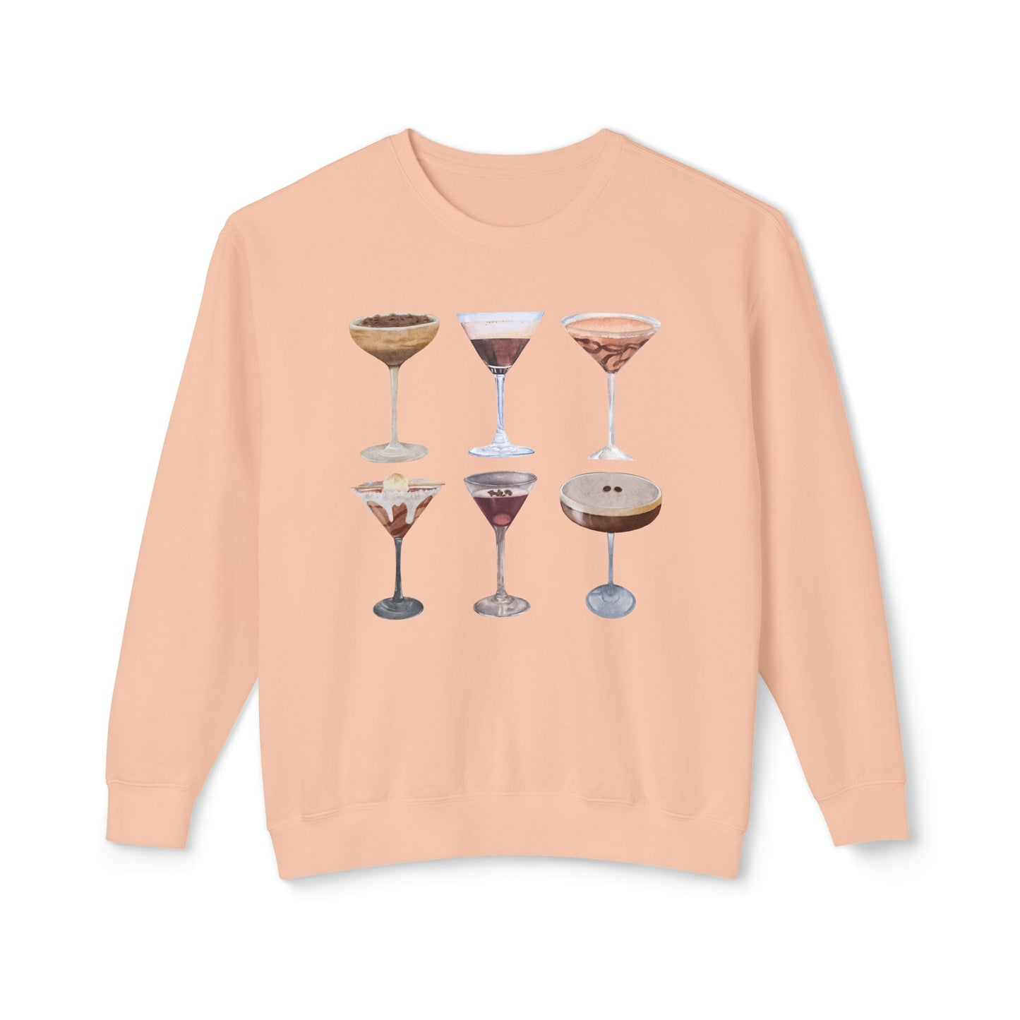 Espresso Martini- Lightweight Comfort Colors Crewneck Sweatshirt