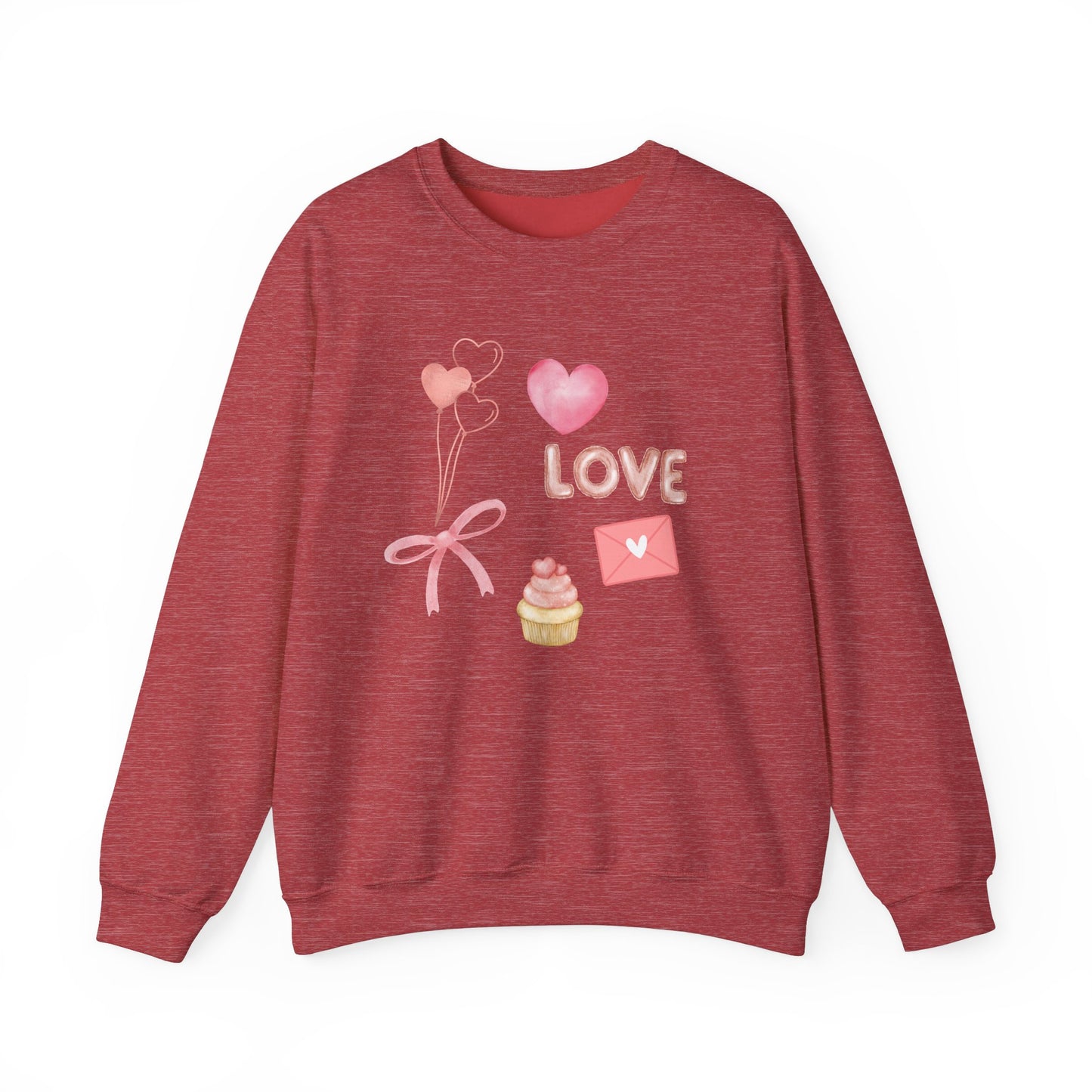 Valentines Collage Crewneck Sweatshirt