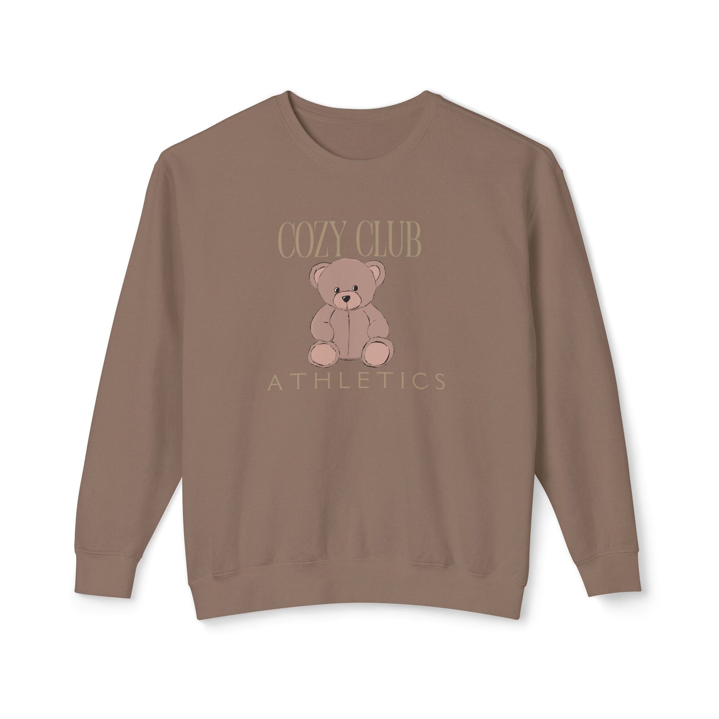 Cozy Club Athletics- Lightweight Comfort Colors Crewneck Sweatshirt