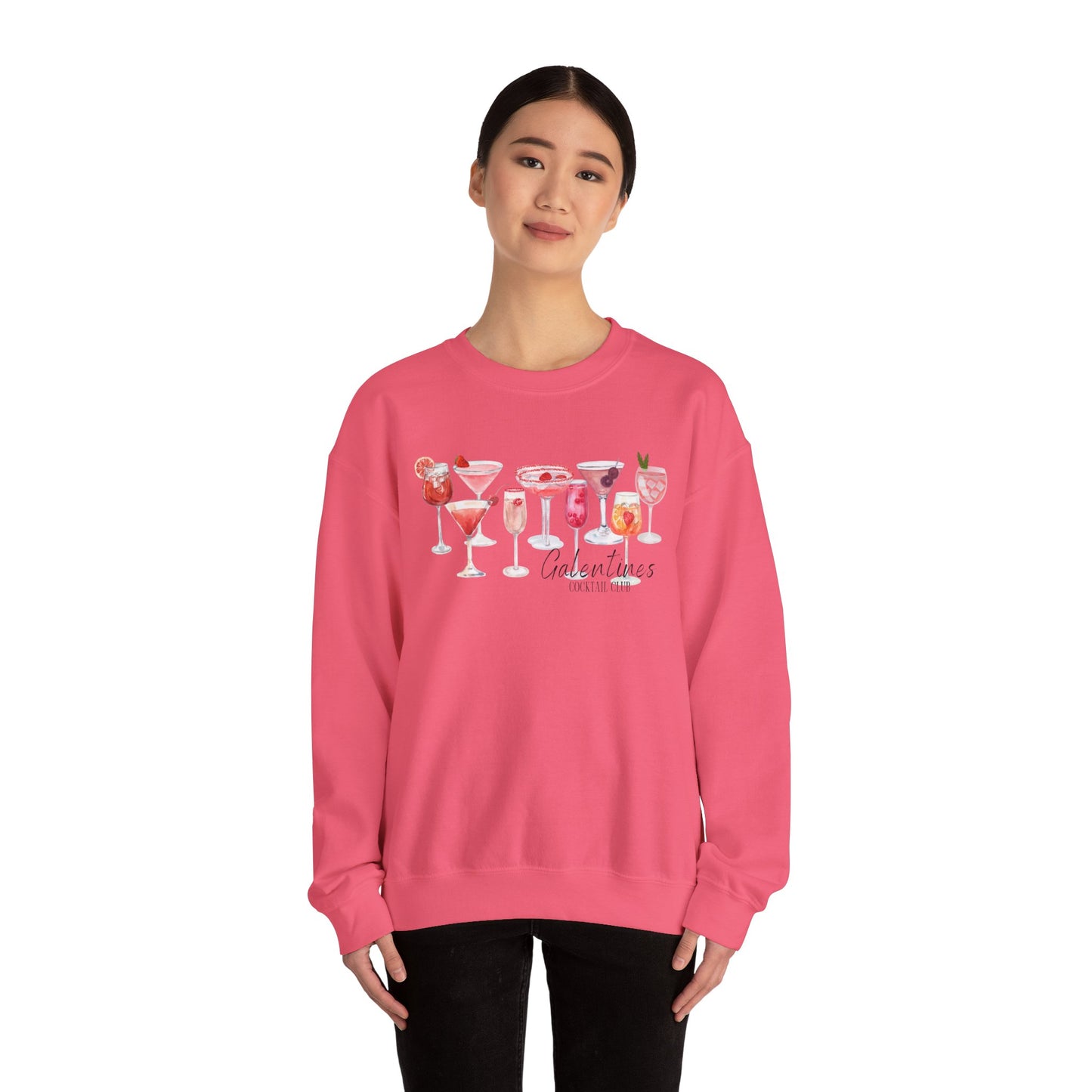 Galentines Cocktail Club - Crewneck Sweatshirt