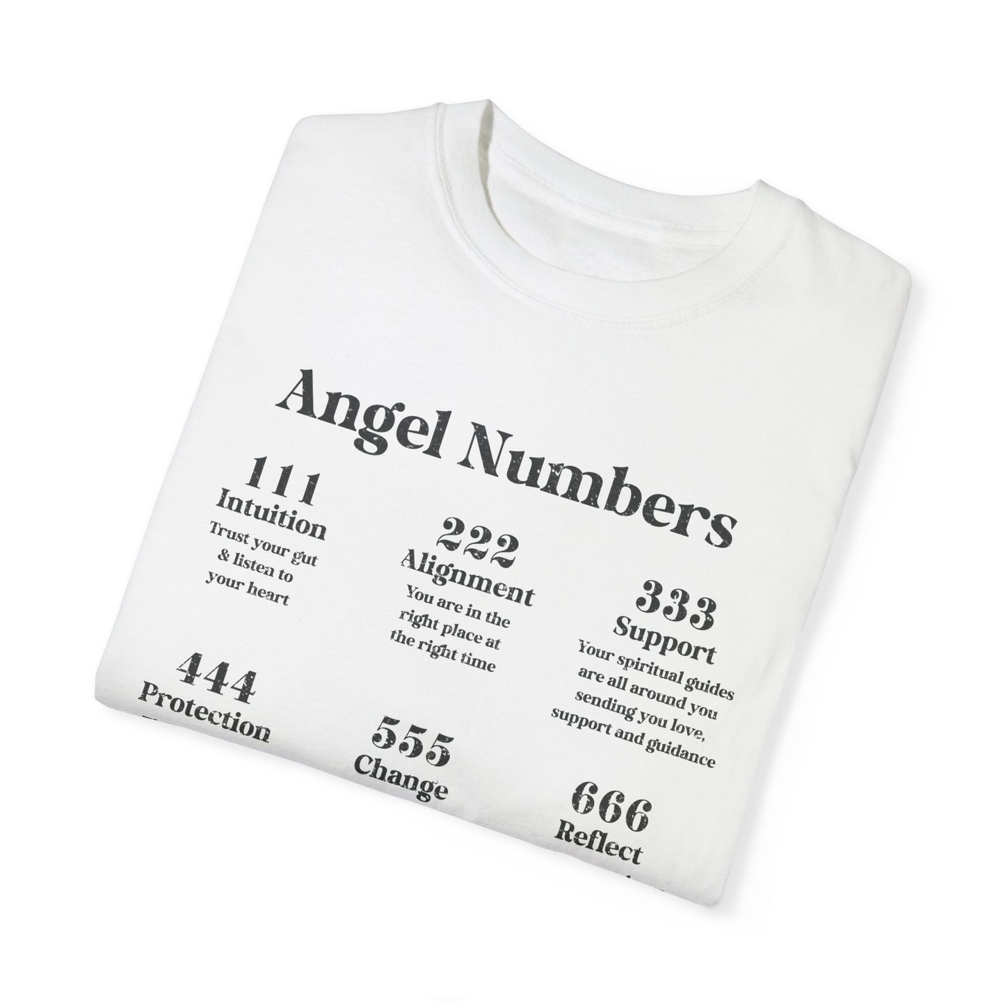 Angel Numbers- Comfort Colors T-shirt