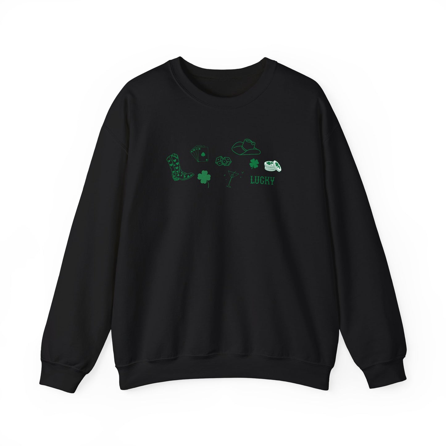 Lucky Collage Crewneck Sweatshirt