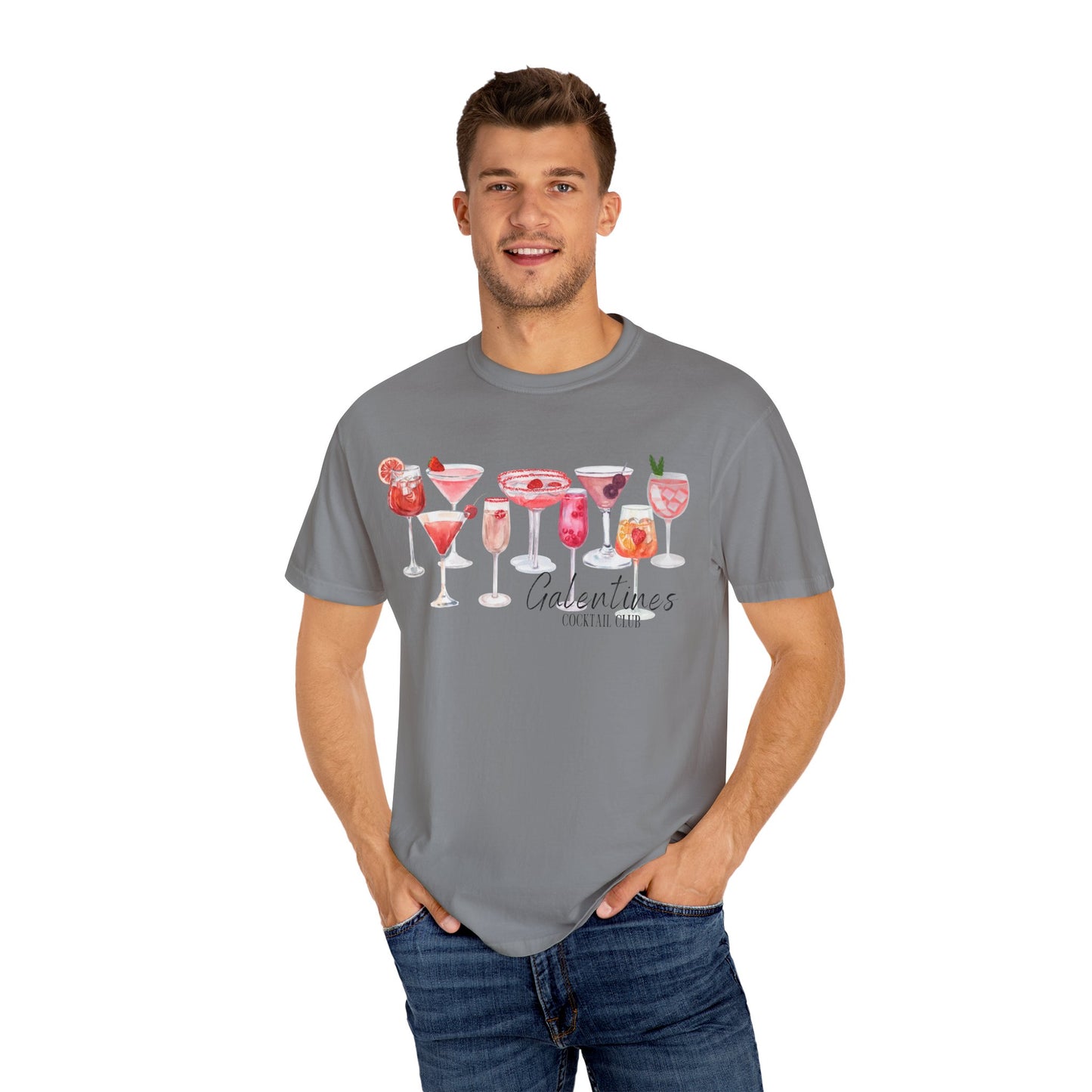 Galentines Cocktail Club- Comfort Colors T-shirt