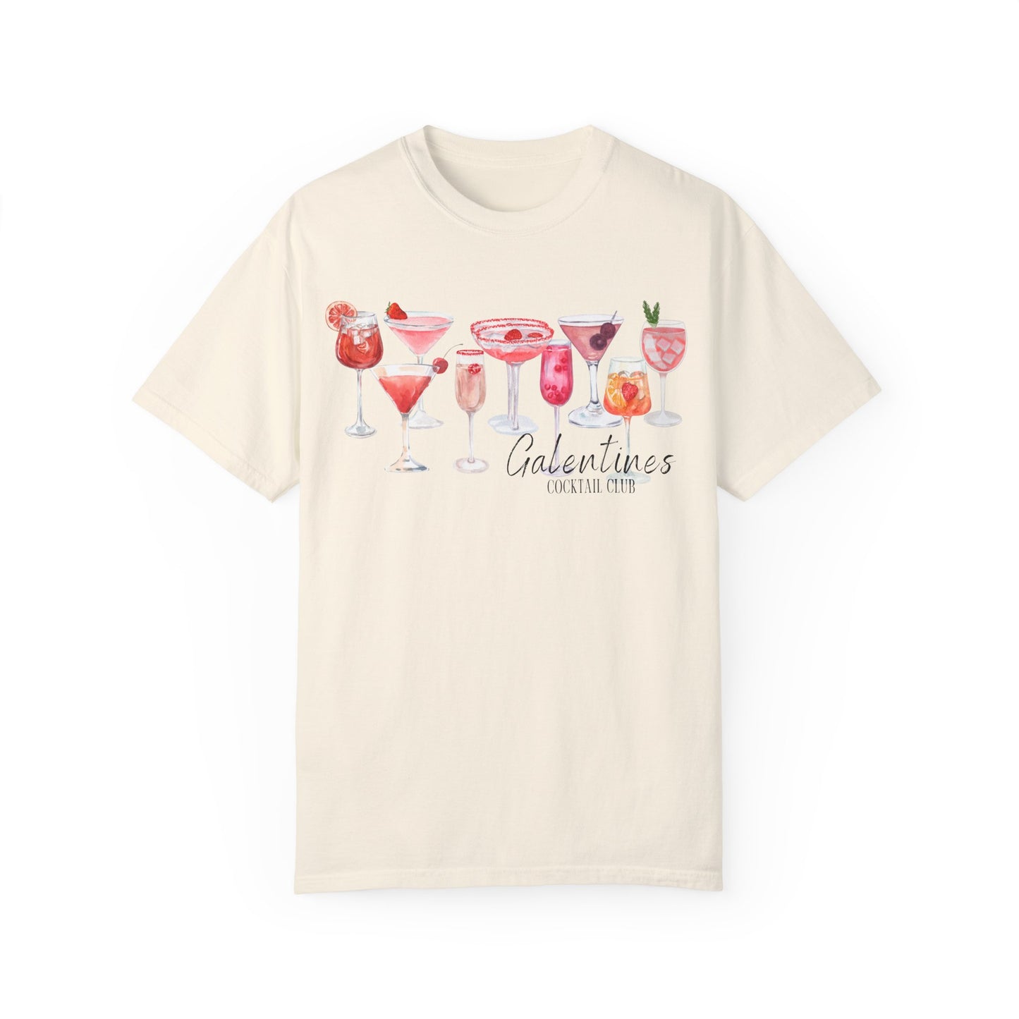 Galentines Cocktail Club- Comfort Colors T-shirt