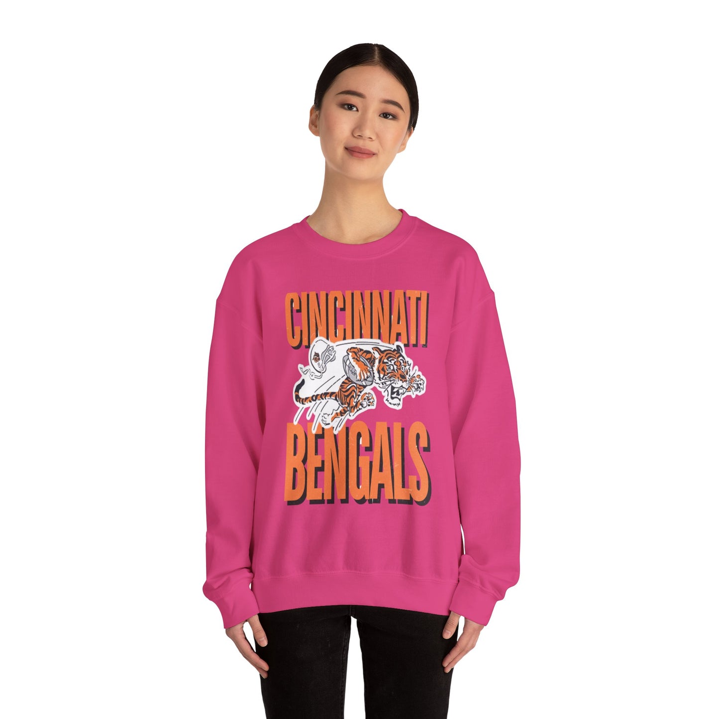 Bengals Vintage Mascot #2- Crewneck Sweatshirt