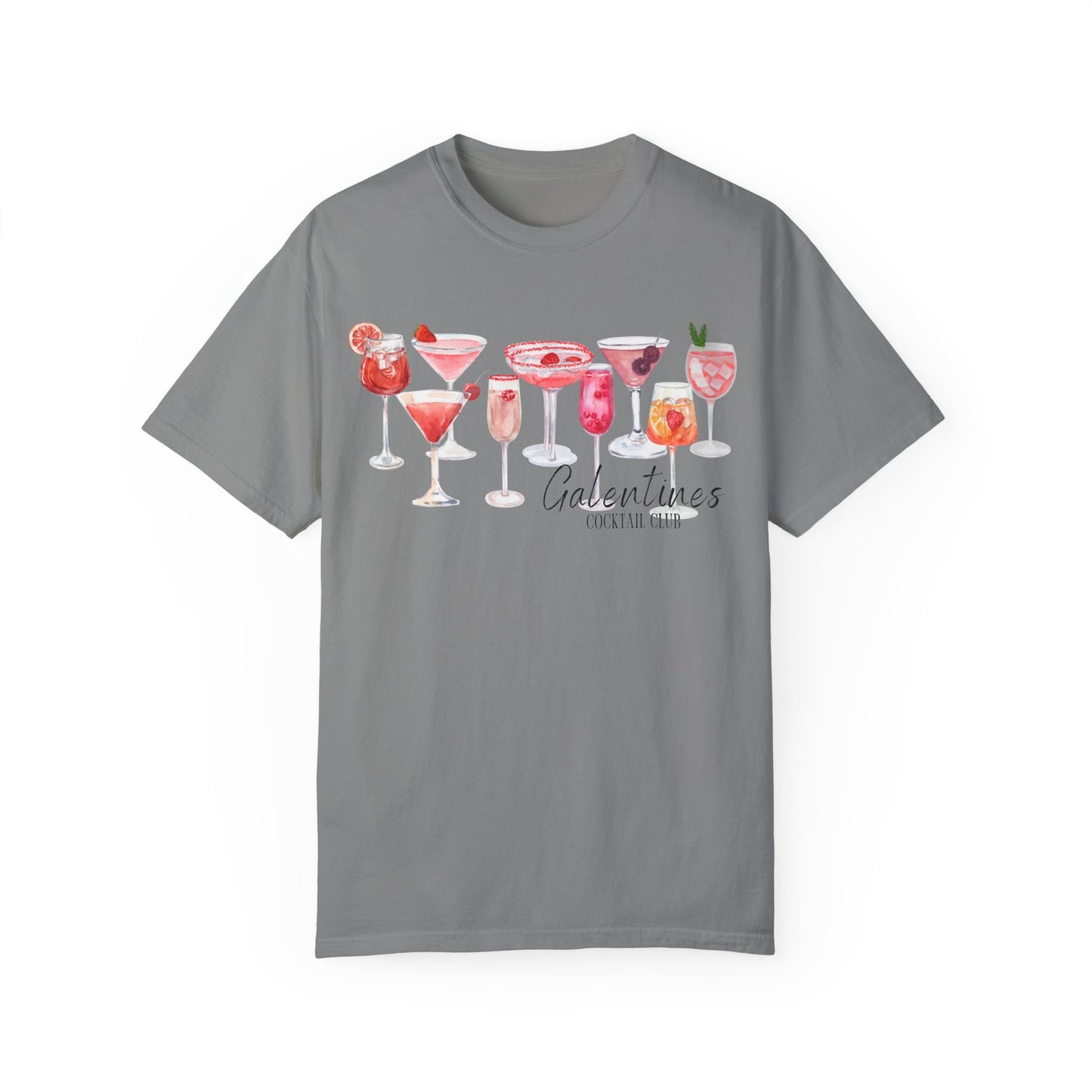 Galentines Cocktail Club- Comfort Colors T-shirt