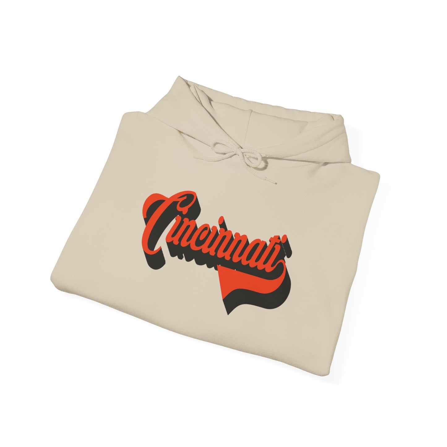 Cincinnati Retro -Hooded Sweatshirt