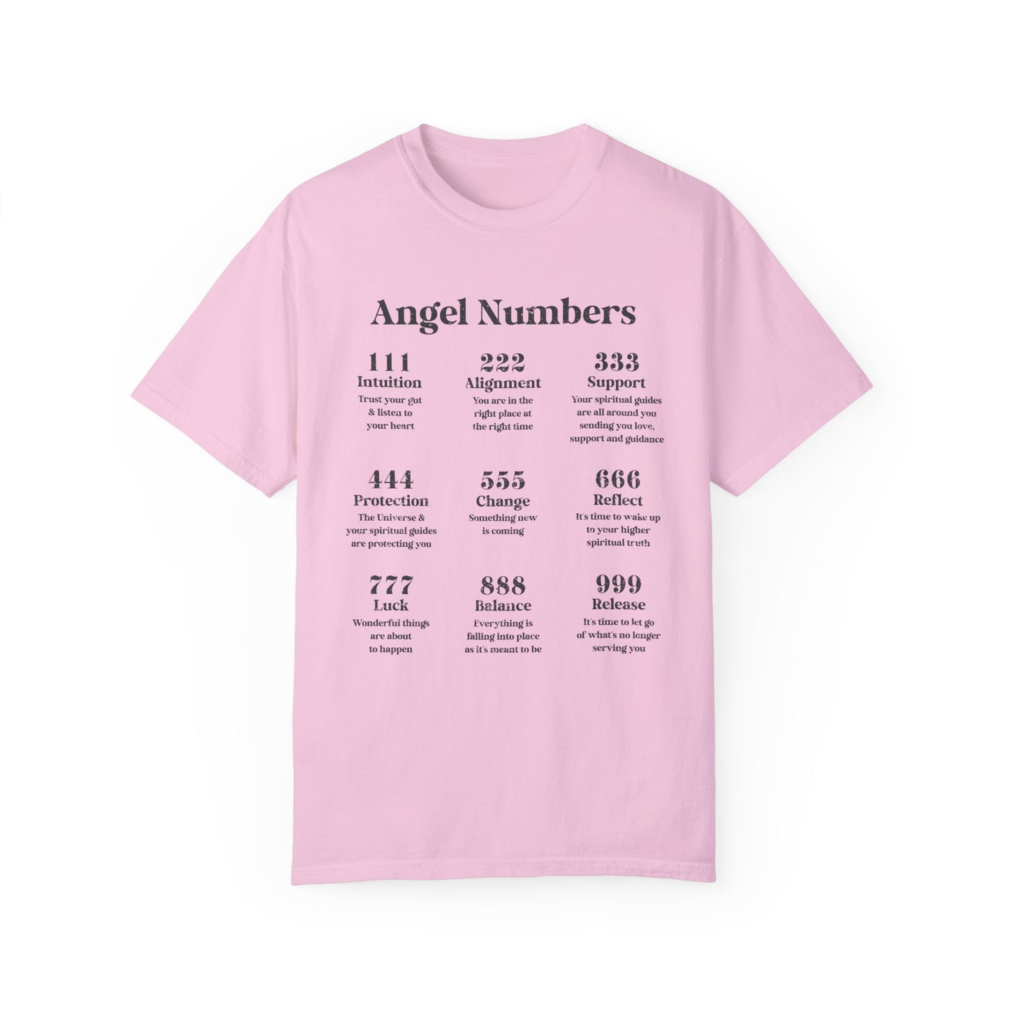 Angel Numbers- Comfort Colors T-shirt