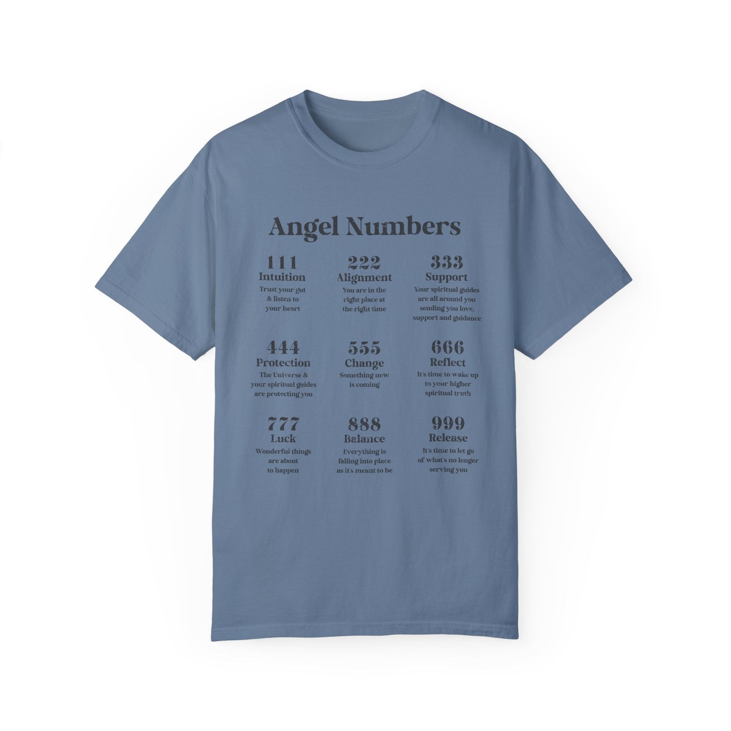 Angel Numbers- Comfort Colors T-shirt