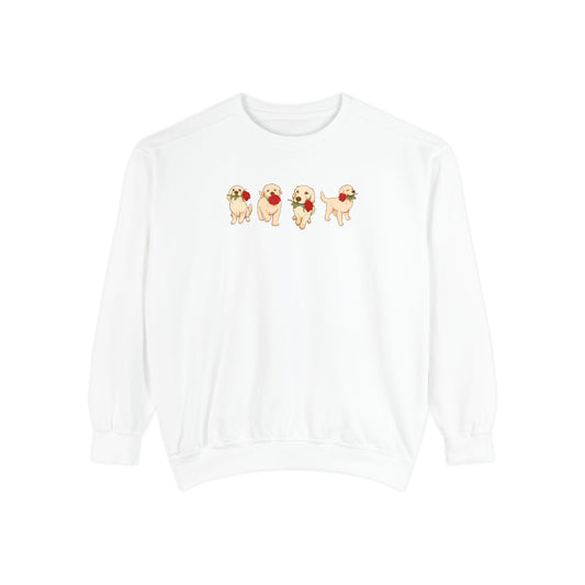 A Golden's Love - Comfort Colors Sweatshirt