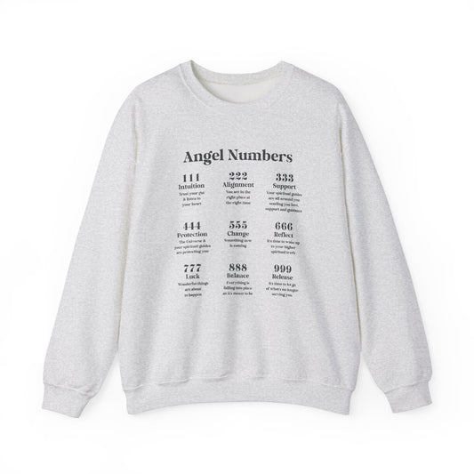 angel numbers crewneck